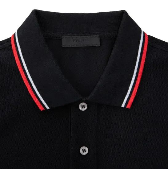 Prada o1mt1gz0924 Short Sleeve Polo Shirt in Black Size US XS / EU 42 / 0 - 3 Thumbnail