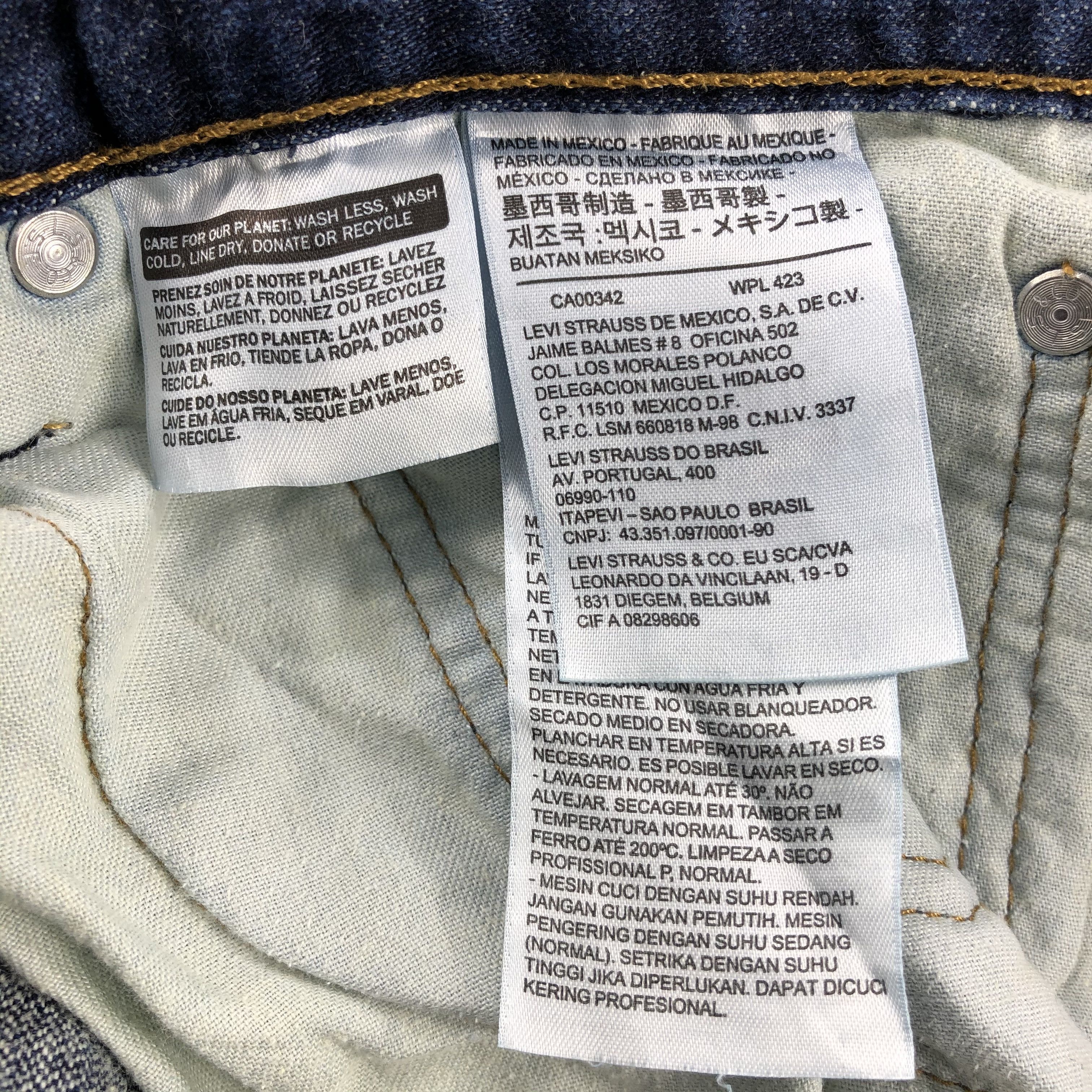 Levi's × Vintage Vintage Blue Levis 514 Jeans-JM1394 Size US 35 - 9 Thumbnail
