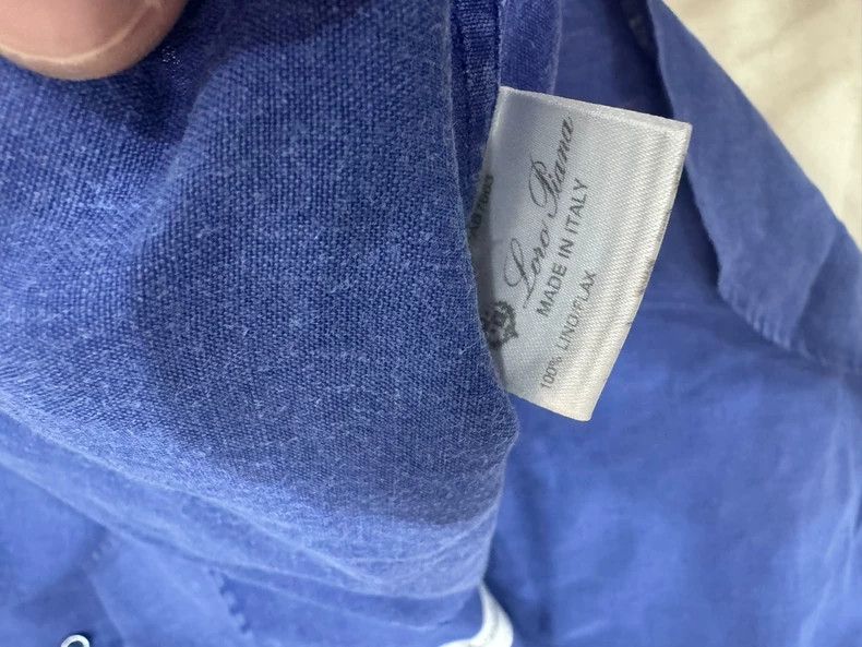 Loro Piana LORO PIANA Cotton denim shirt Size XL / US 12-14 / IT 48-50 - 5 Thumbnail
