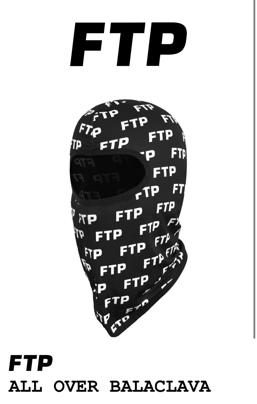 Other FTP ALL OVER BALACLAVA Size ONE SIZE - 1 Thumbnail