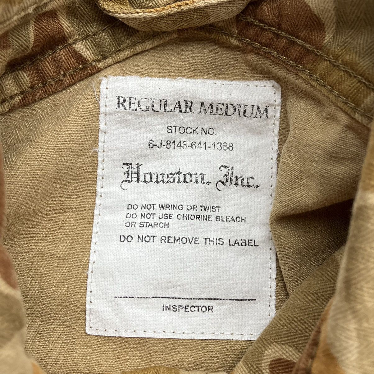 Japanese Brand HOUSTON DUCK HUNTER CAMO SLANT POCKET SHORT SLEEVE Size US M / EU 48-50 / 2 - 5 Thumbnail
