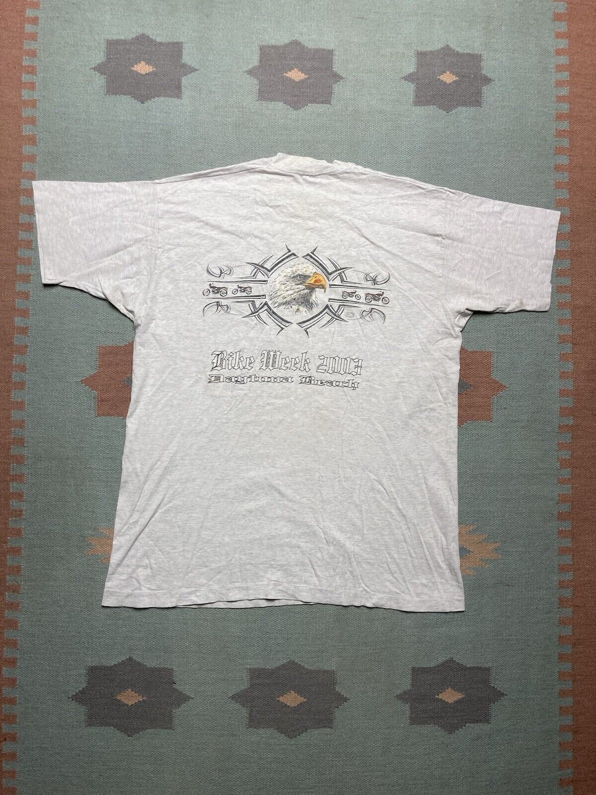 Harley Davidson × Vintage VTG t shirt Daytona beach bike week 2003 Harley eagle XXL Size US XXL / EU 58 / 5 - 1 Thumbnail