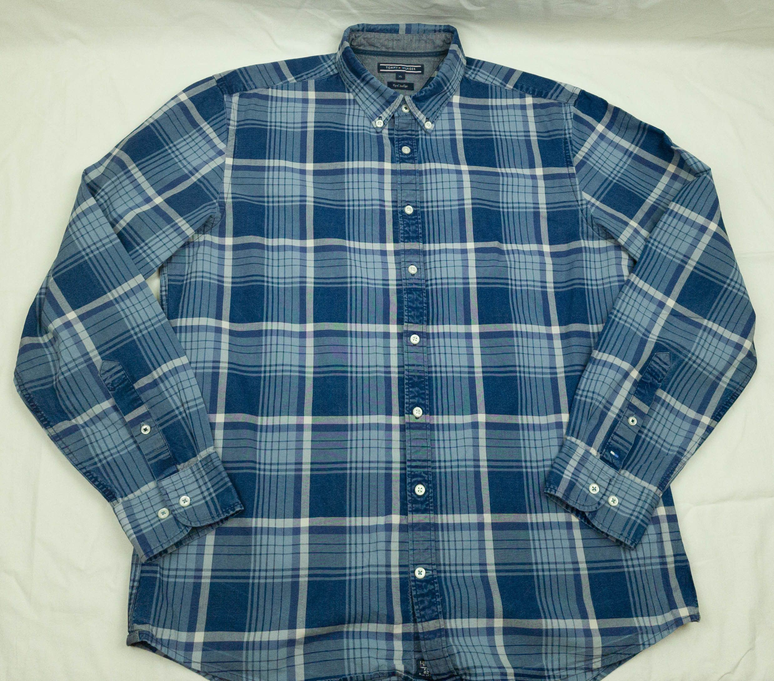 Tommy Hilfiger MENS TOMMY HILFIGER SHIRT LONG SLEEVE COTTON SIZE XL VGC Size US XL / EU 56 / 4 - 3 Thumbnail