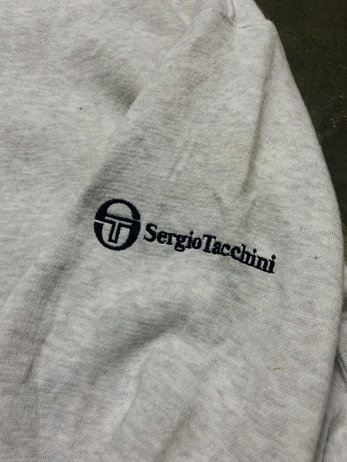 Sergio Tacchini Vintage Sergio Tacchini Half Zipper Seeatshirt Size US L / EU 52-54 / 3 - 10 Thumbnail