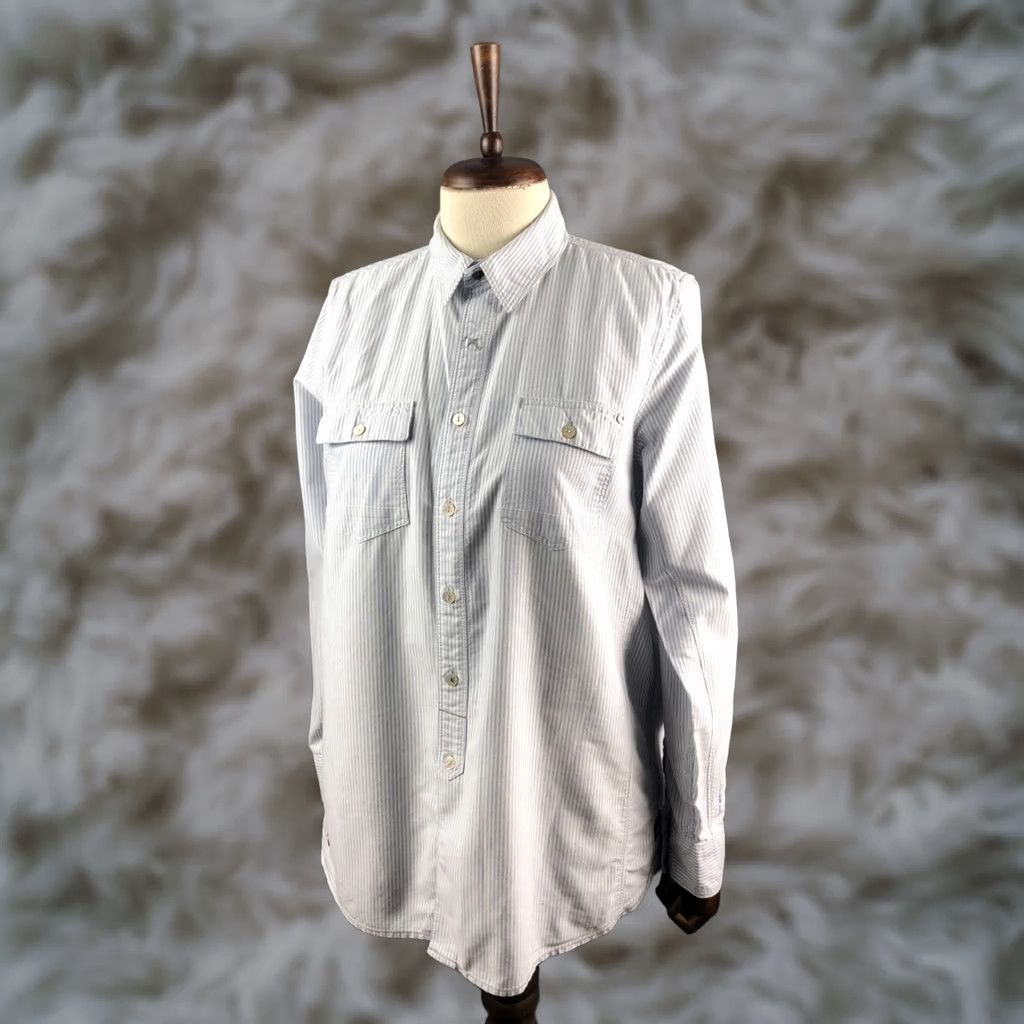 G-Star G-Star Shirt Women's M Striped White Gray Size M / US 6-8 / IT 42-44 - 1 Thumbnail