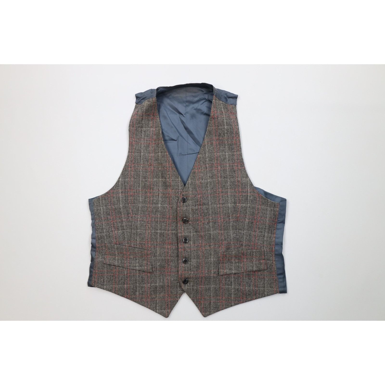 Pierre Cardin Vintage 70s Pierre Cardin 3 Piece Wool Tweed Suit Wedding Size 44R - 9 Thumbnail