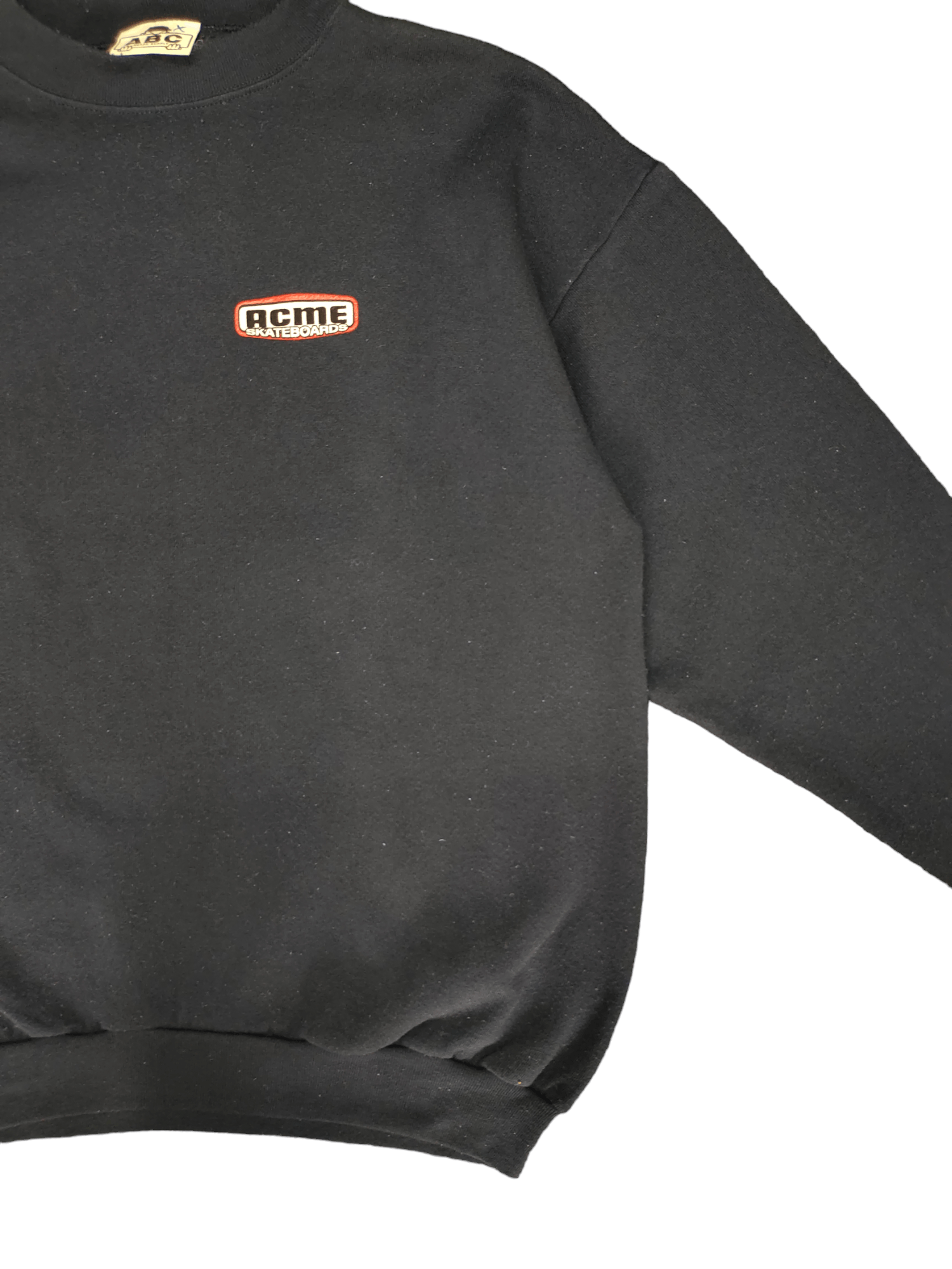 Santa Cruz Skateboards Vintage 1990s Acme Skateboards Logo Sweatshirt Size US XL / EU 56 / 4 - 4 Thumbnail