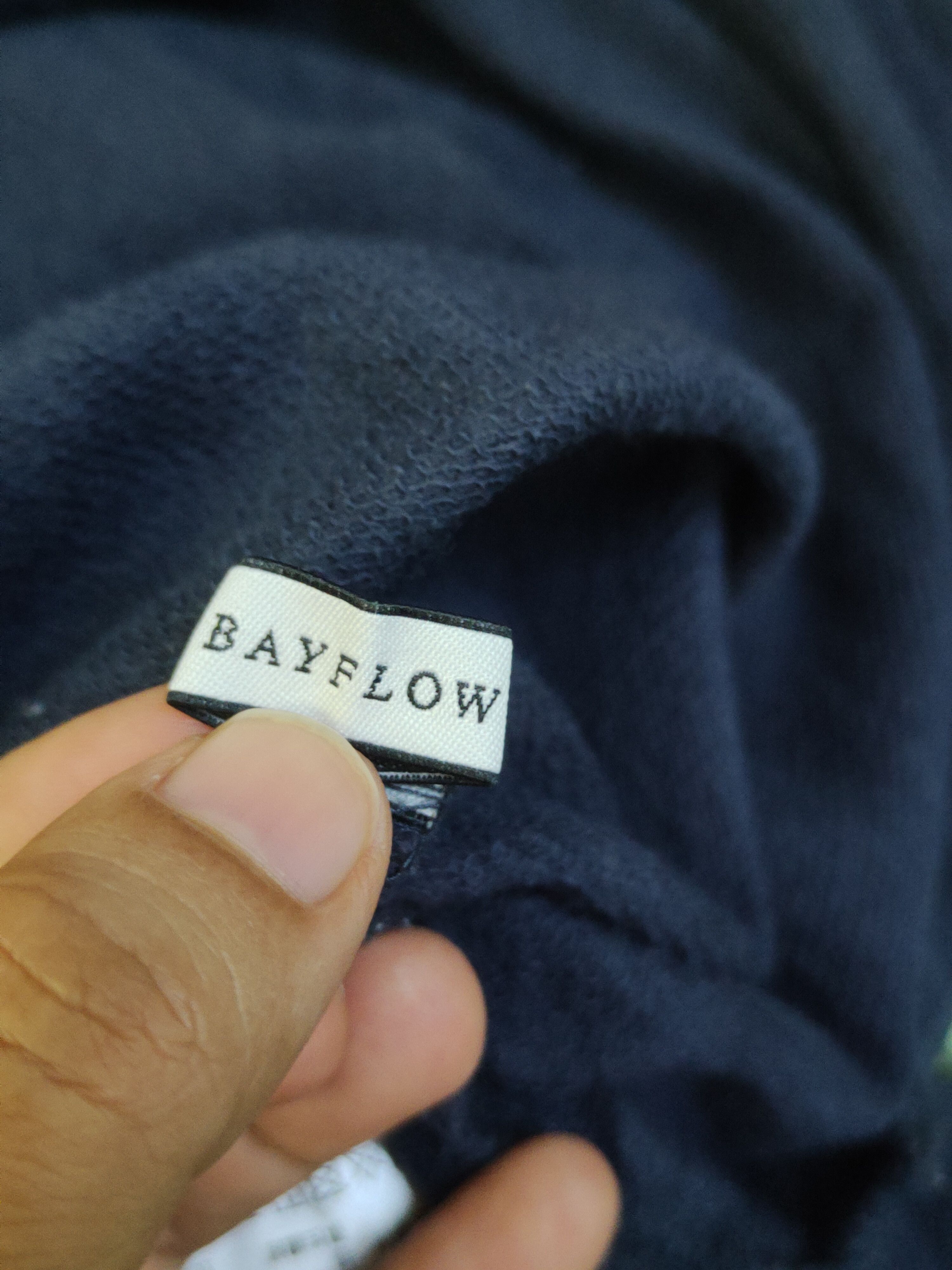 Champion 🔥RARE Champion-Bay Flow Navy Faded Hoodie Long Sweatshirts Size L / US 10 / IT 46 - 14 Thumbnail