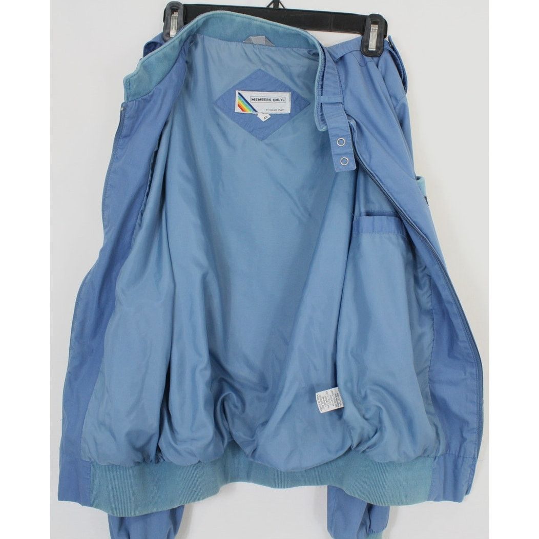 Members Only Vintage 80s Members Only Jacket 40 Blue Cafe Racer Bomber Size US M / EU 48-50 / 2 - 7 Thumbnail