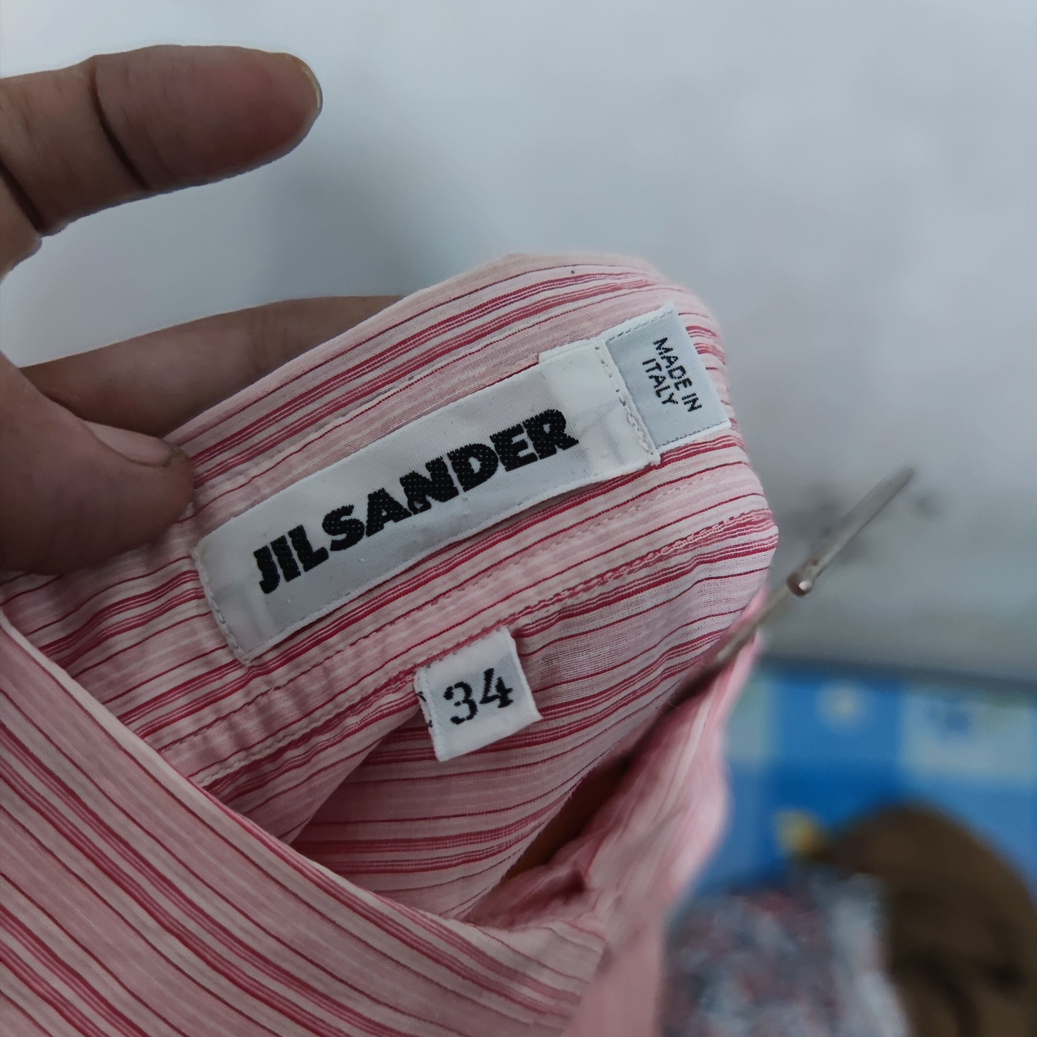 Jil Sander Stiped Pink Shirt Button Up Size S / US 4 / IT 40 - 4 Thumbnail