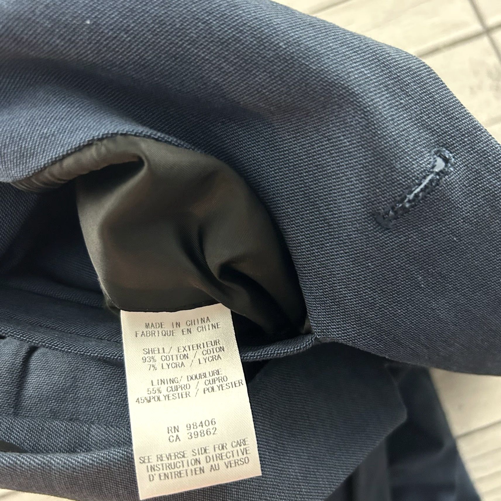 Theory Theory Blazer Jacket Mens 42 Blue Size 42R - 5 Thumbnail