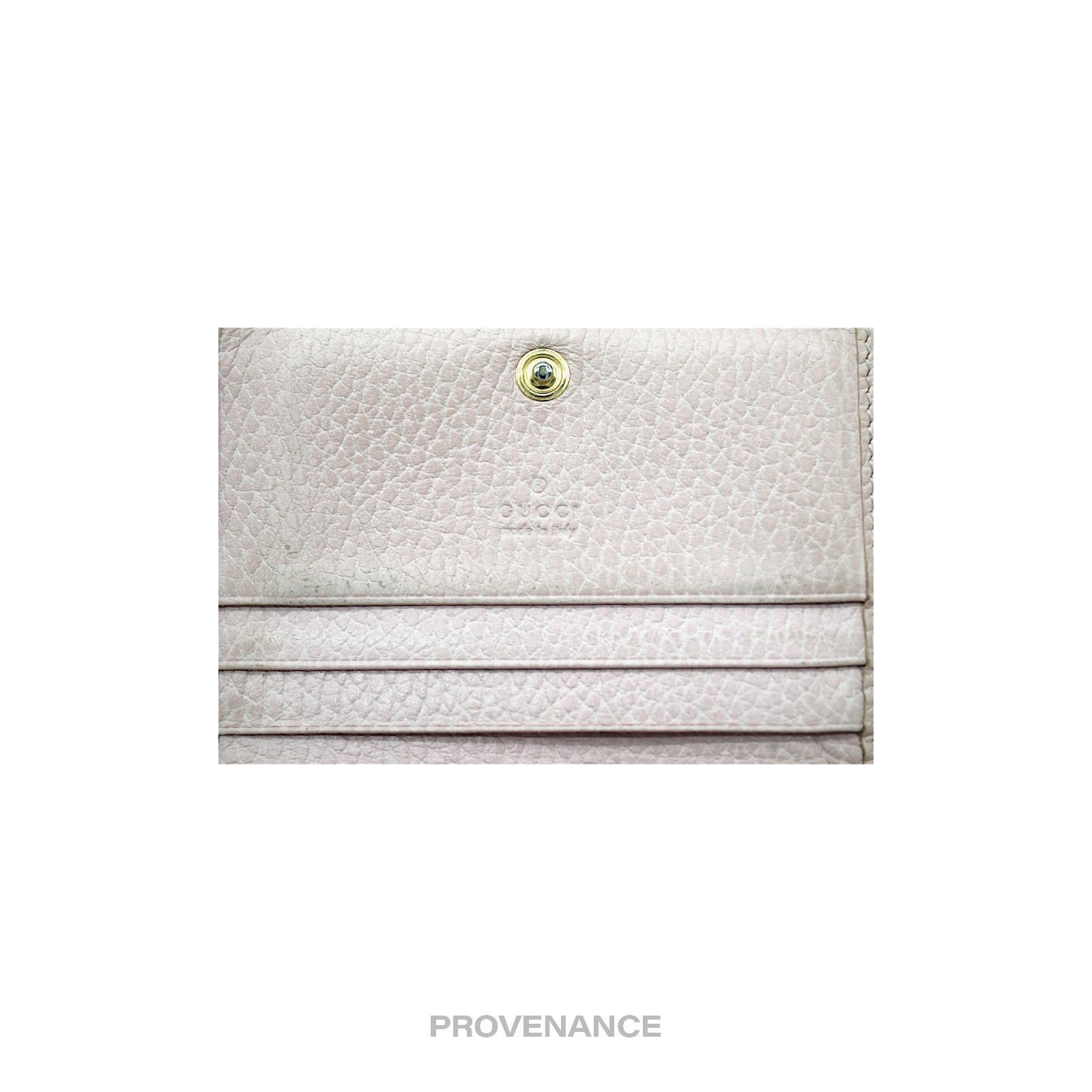 Gucci 🔴 Gucci GG Marmont Card Holder Wallet - Pink Leather Size ONE SIZE - 9 Thumbnail