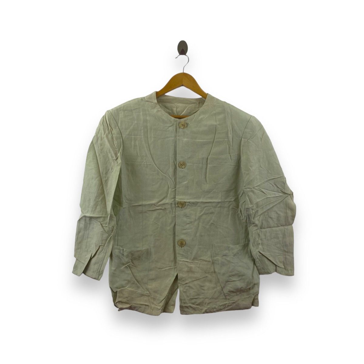 Yohji Yamamoto Y’S YOHJI YAMAMOTO Made In Japan Long Sleeves Outerwear Coat Size S / US 4 / IT 40 - 1 Thumbnail