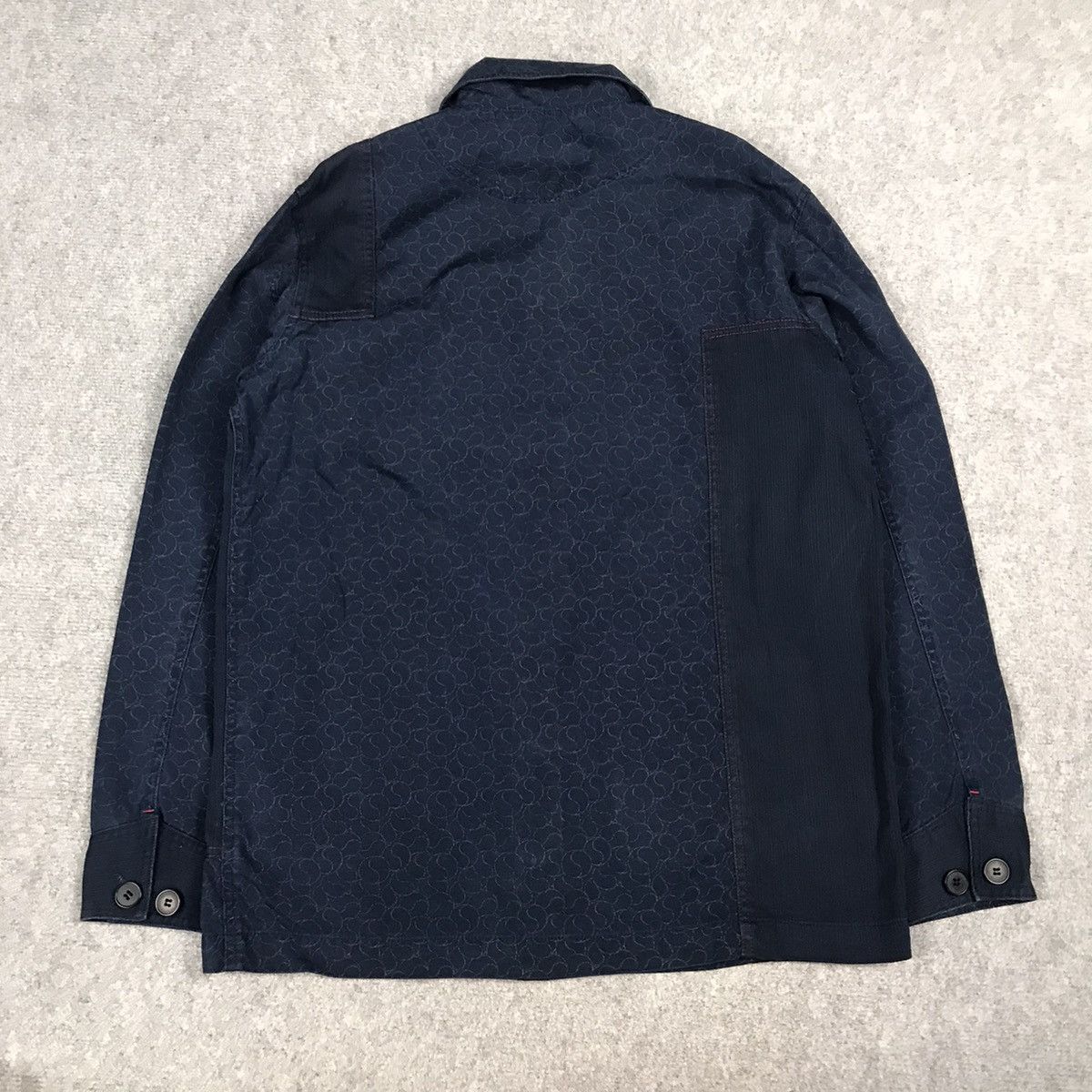 Indigo × Japanese Brand T&C SURF DESIGNS HAWAII INDIGO PATCHWORK BUTTON JACKET Size US M / EU 48-50 / 2 - 8 Thumbnail