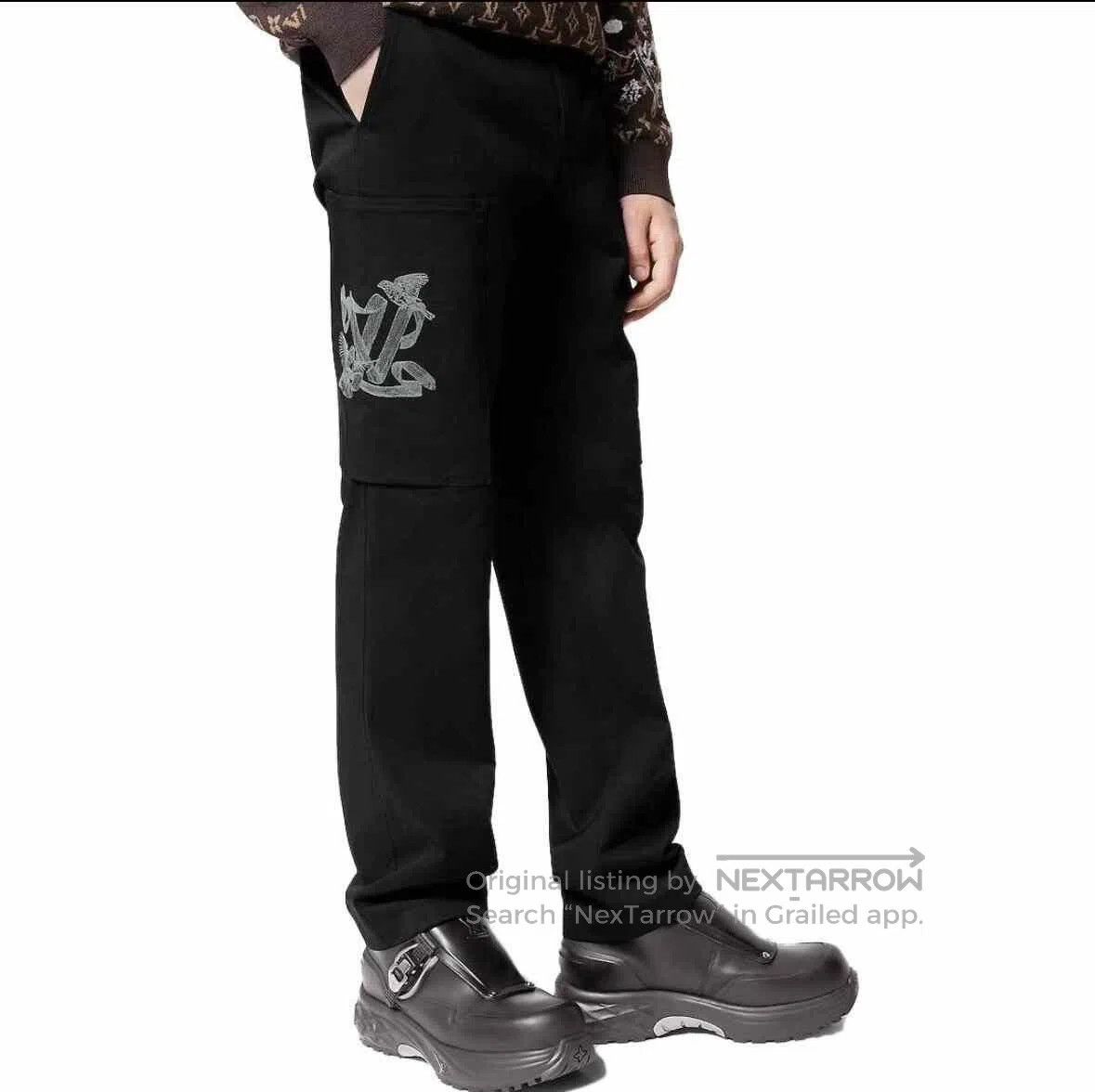 Louis Vuitton Louis Vuitton FW23 Men's Black Cargo Pants. Size US 28 / EU 44 - 8 Thumbnail