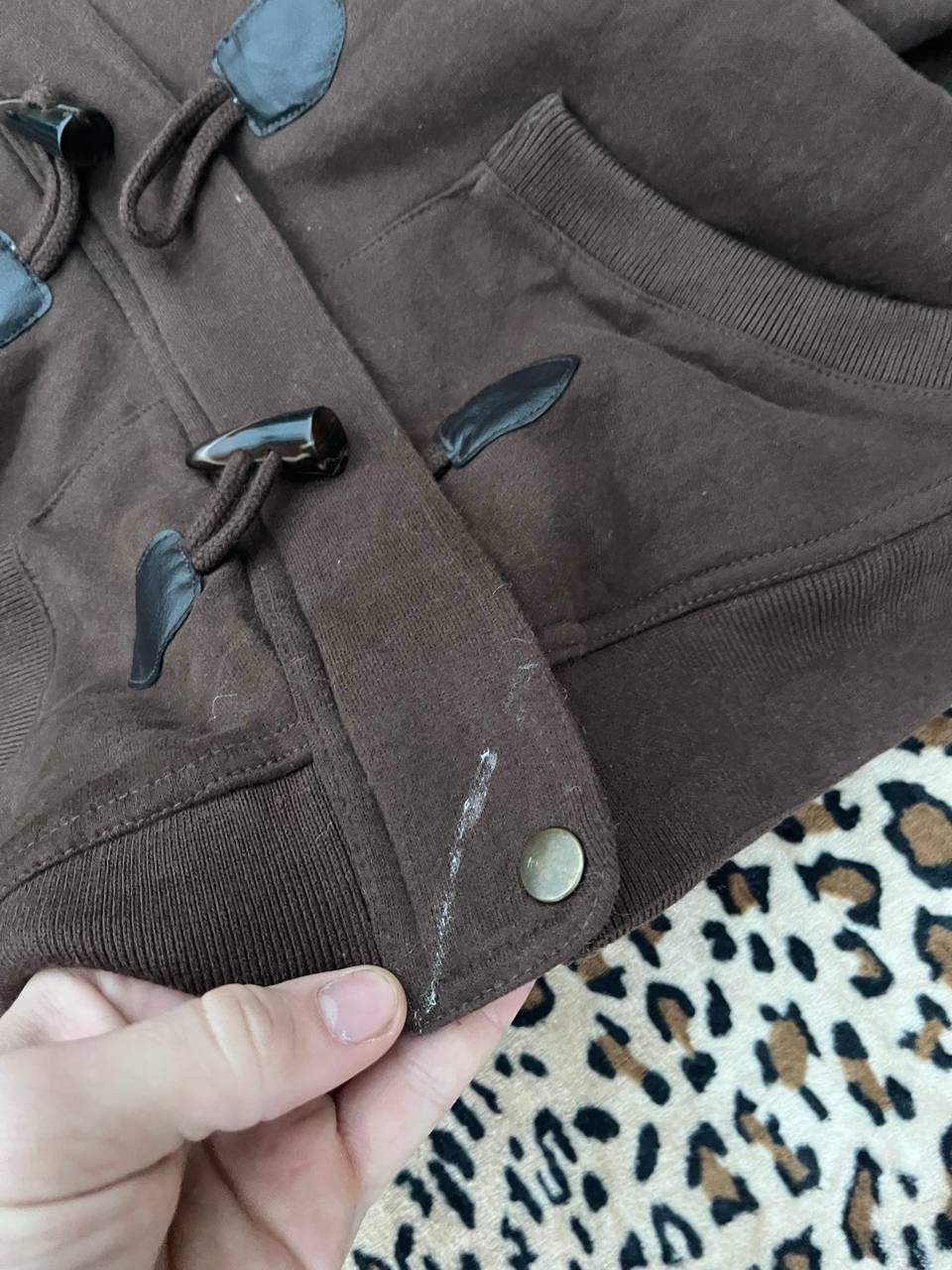 Japanese Brand Fur Fuzzy Brown If Six Was Nine Style Mohair Faded Hoodie Size M / US 6-8 / IT 42-44 - 6 Thumbnail