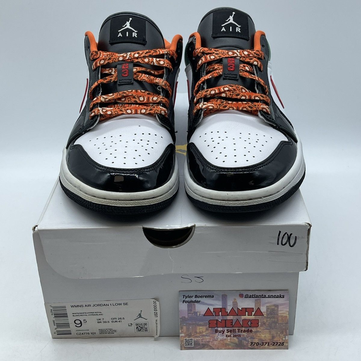 Jordan Brand Wmns air Jordan 1 low multi color Size US 9.5 / IT 39.5 - 2 Thumbnail
