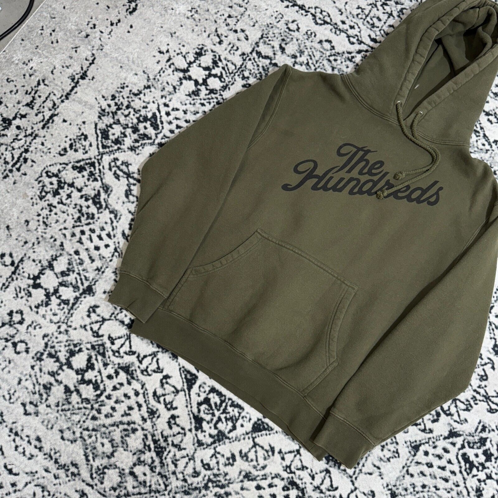 Vintage The Hundreds Unisex Green Army Bottle Cotton Hoodie Size S Size US S / EU 44-46 / 1 - 2 Thumbnail