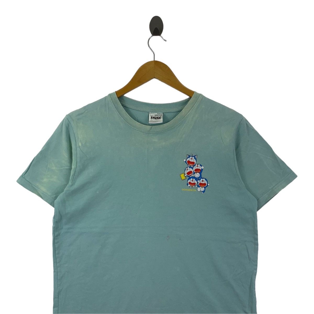 GU GU x DORAEMON ANIME Natural Sun Faded Tee Shirt Size L / US 10 / IT 46 - 2 Thumbnail