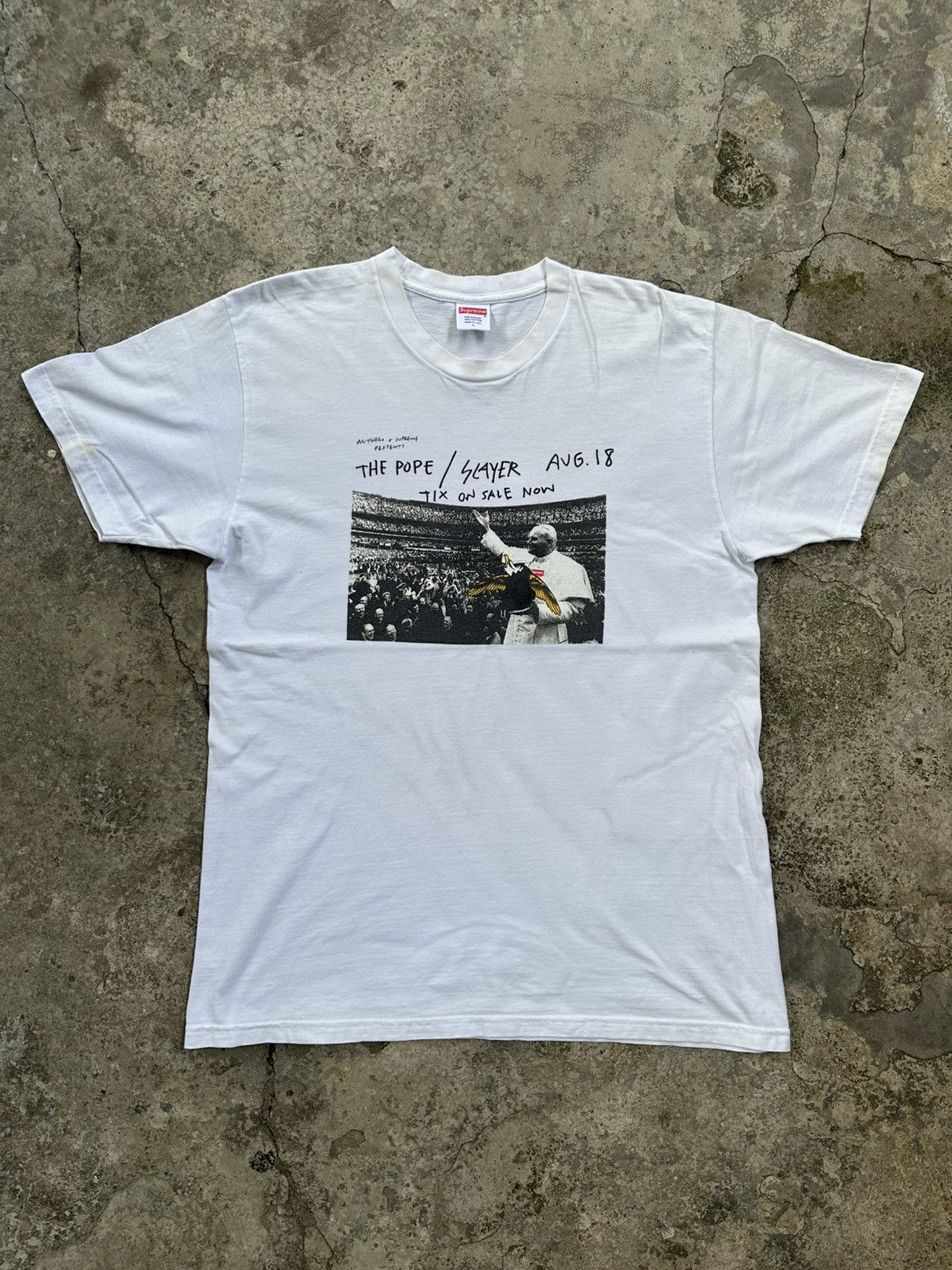 Antihero × Supreme 2016 Supreme X Antihero Pope Tee Size US L / EU 52-54 / 3 - 1 Thumbnail