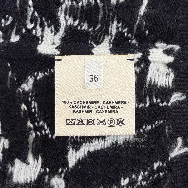 Hermes Hermes Black Rope Pattern Wool Long Sweater Size XS / US 0-2 / IT 36-38 - 6 Thumbnail