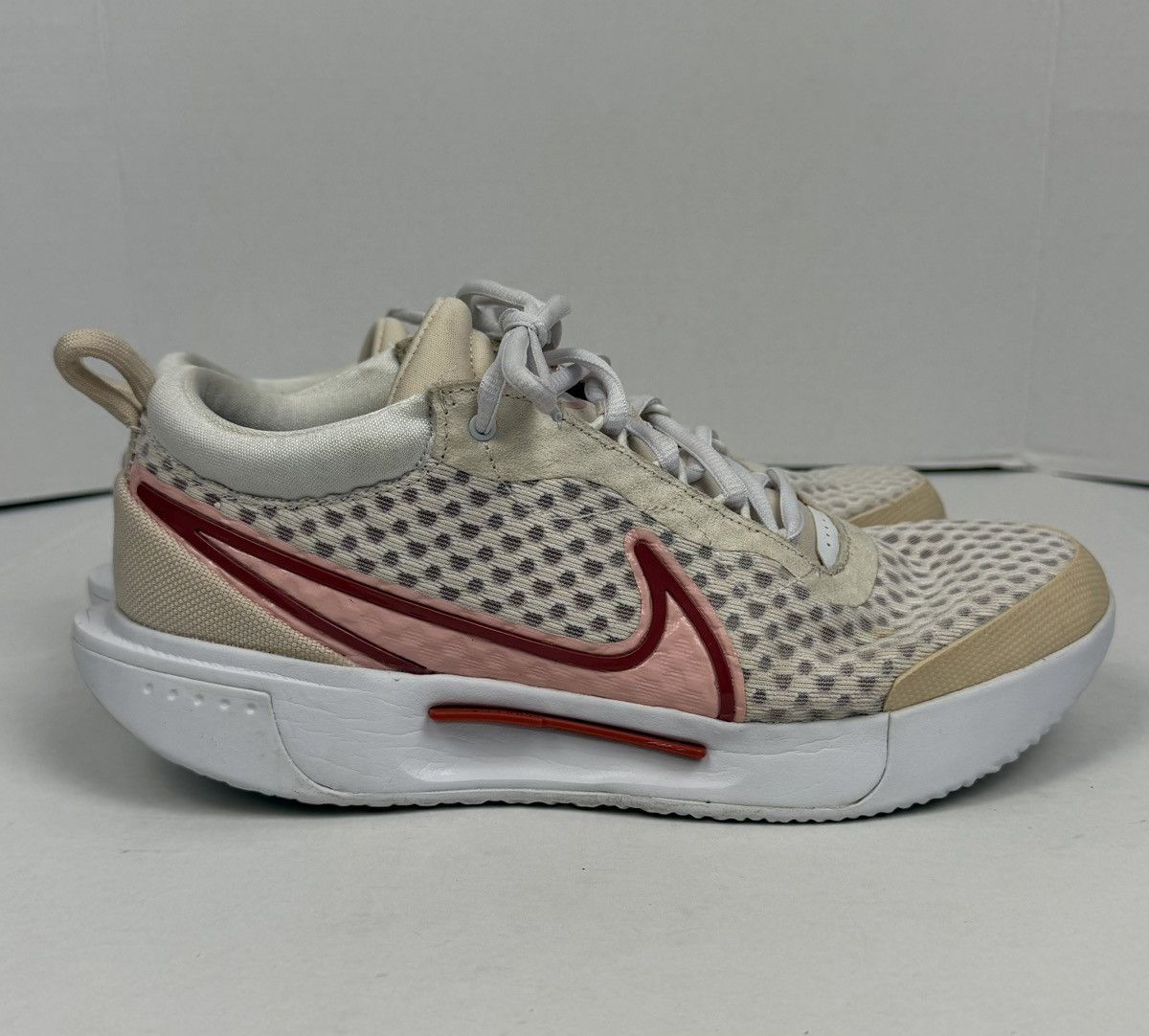 Nike Nike Court Zoom Pro DH0990-261 Running Shoes White Coral Size US 9 / IT 39 - 2 Thumbnail