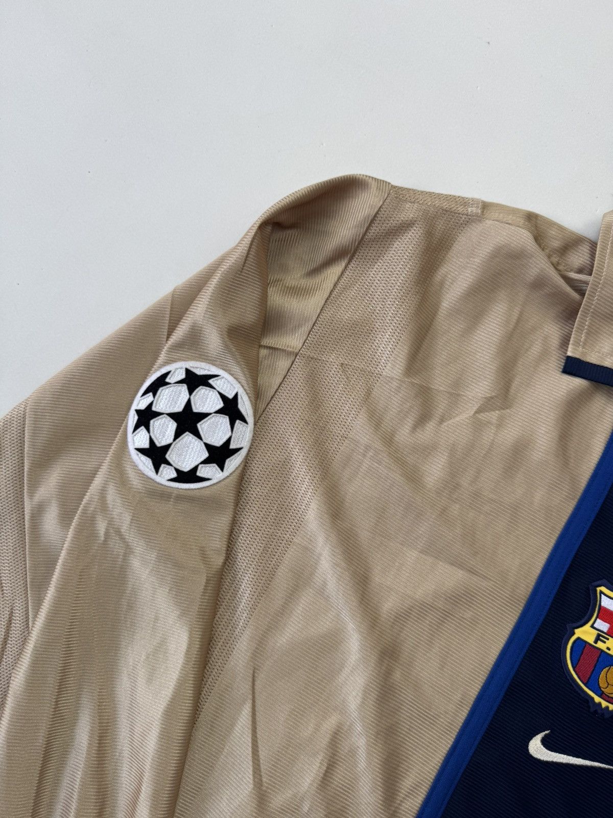 Nike Barcelona 2002 Away Match Issue Jersey Original F.De Boer 3 Size US L / EU 52-54 / 3 - 4 Thumbnail
