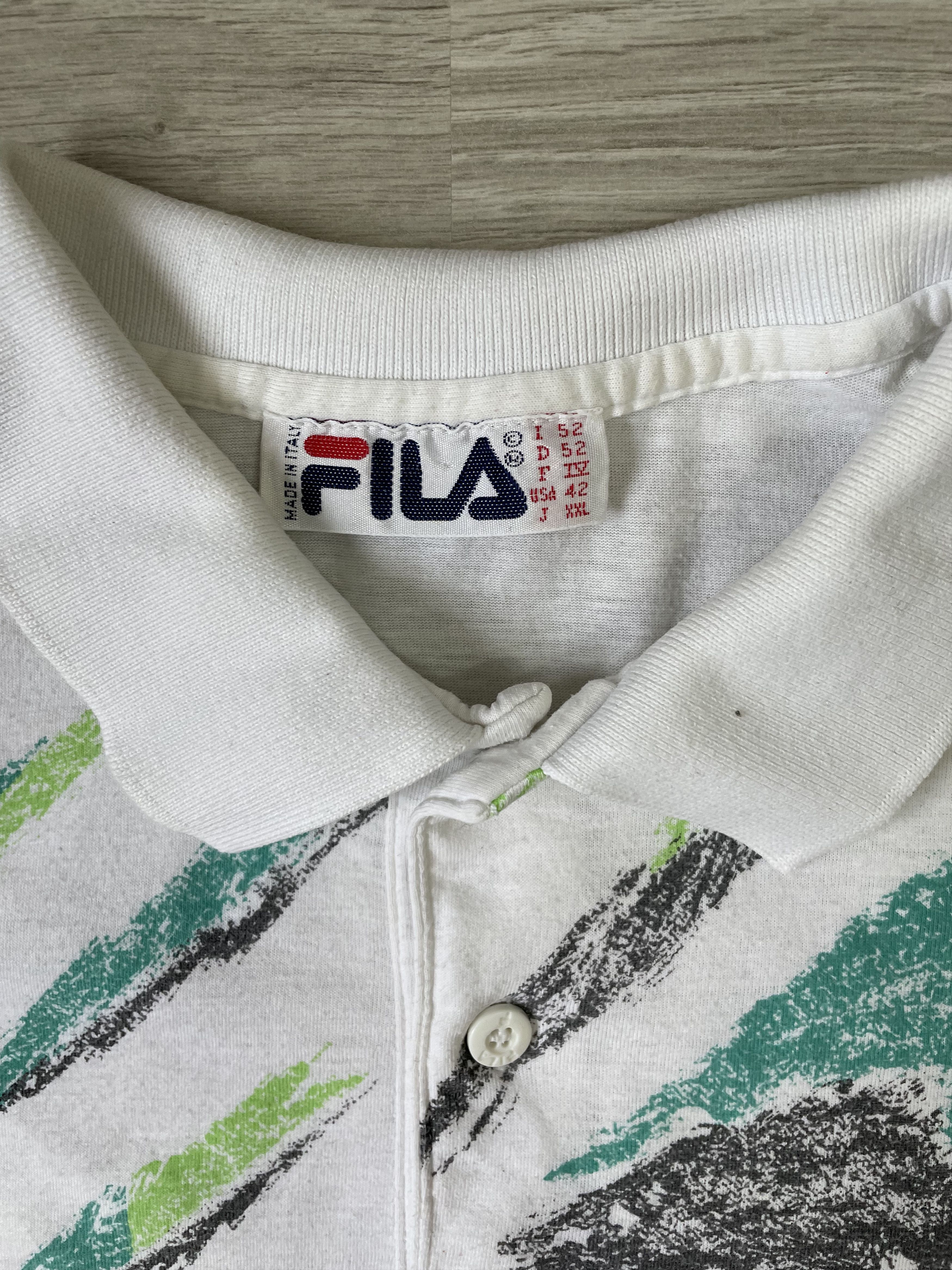 Fila × Vintage MENS POLO FILA RARE VINTAGE Size US L / EU 52-54 / 3 - 5 Thumbnail