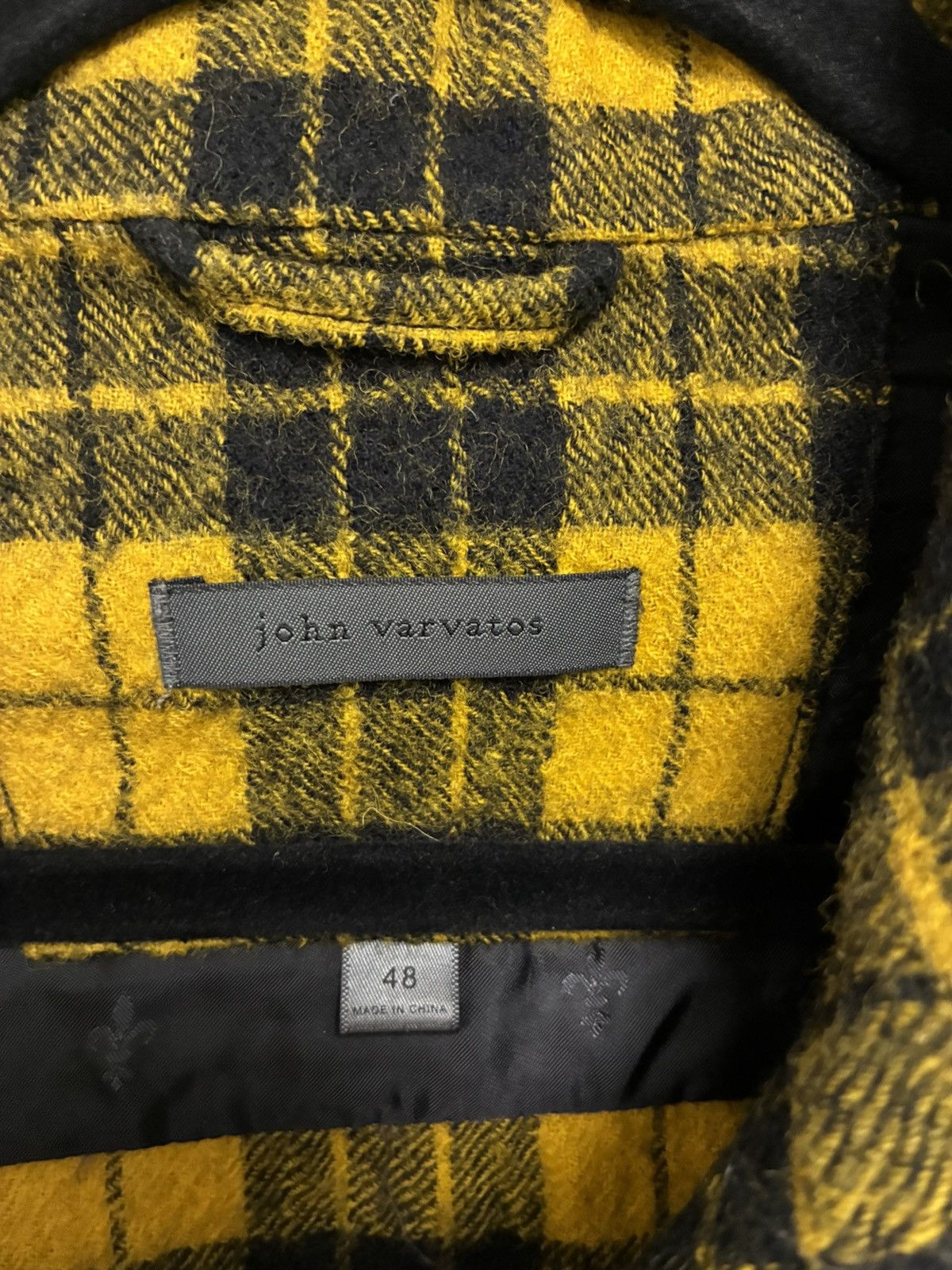 John Varvatos Searcy Plaid Blouson Jacket Coat Size EU48/US38. Size US M / EU 48-50 / 2 - 8 Thumbnail