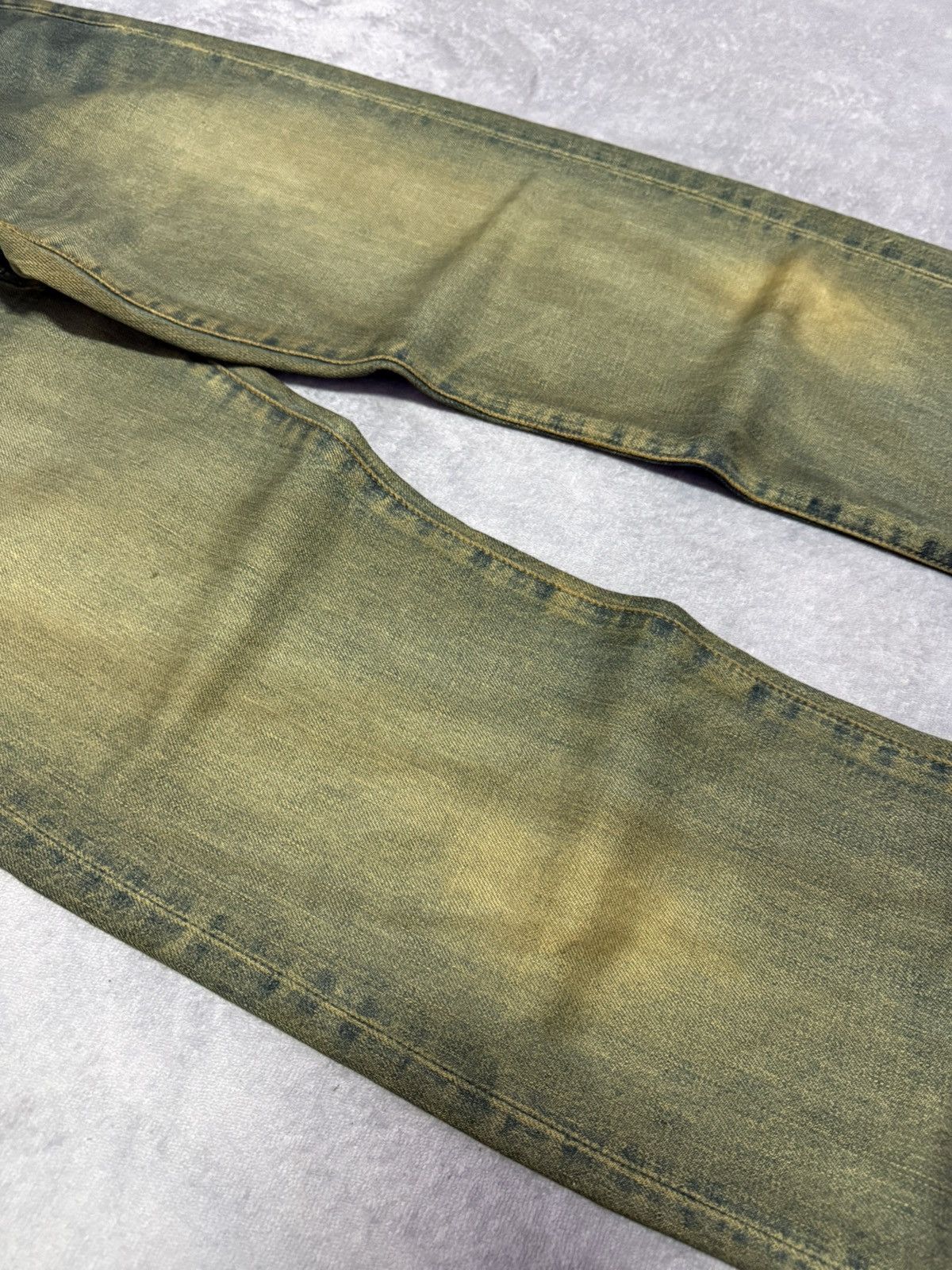 Levi's × Vintage Vintage 90s LEVIS 502 Big E LVC 60s Selvedge Mud Wash Jeans Size US 30 / EU 46 - 8 Thumbnail