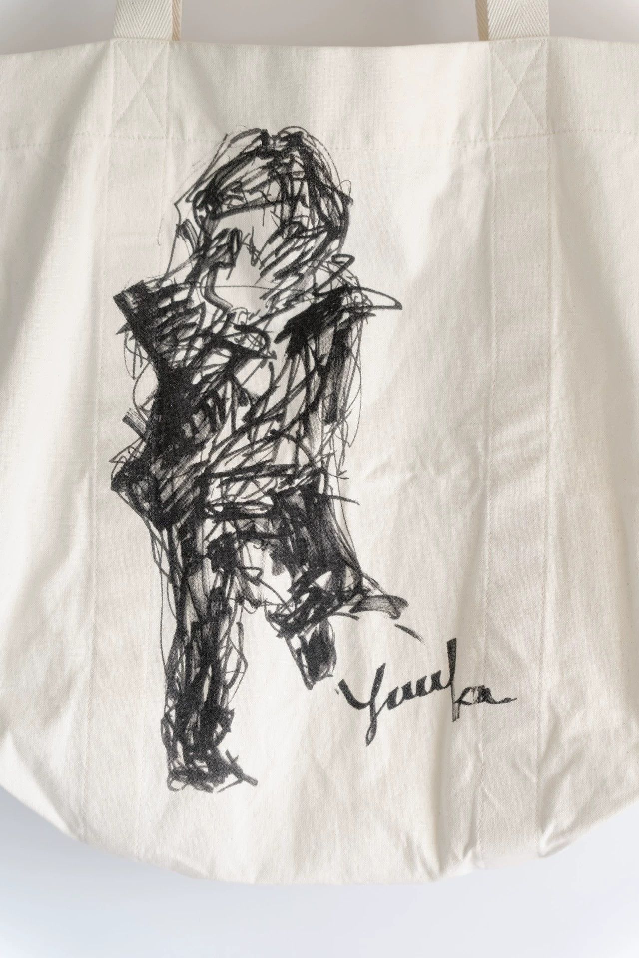 Yohji Yamamoto Yohji Yamamoto 17SS Yuka Asakura Sketch Tote Bag Size ONE SIZE - 3 Thumbnail