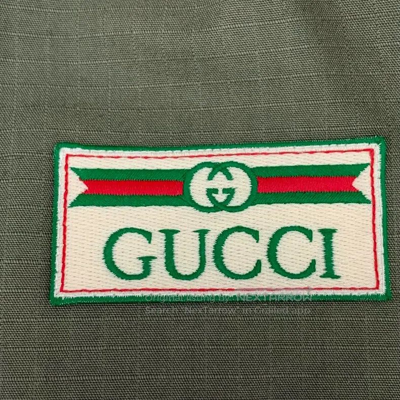 Gucci Gucci Colour block logo label embroidery cotton hooded lon Size US M / EU 48-50 / 2 - 5 Thumbnail