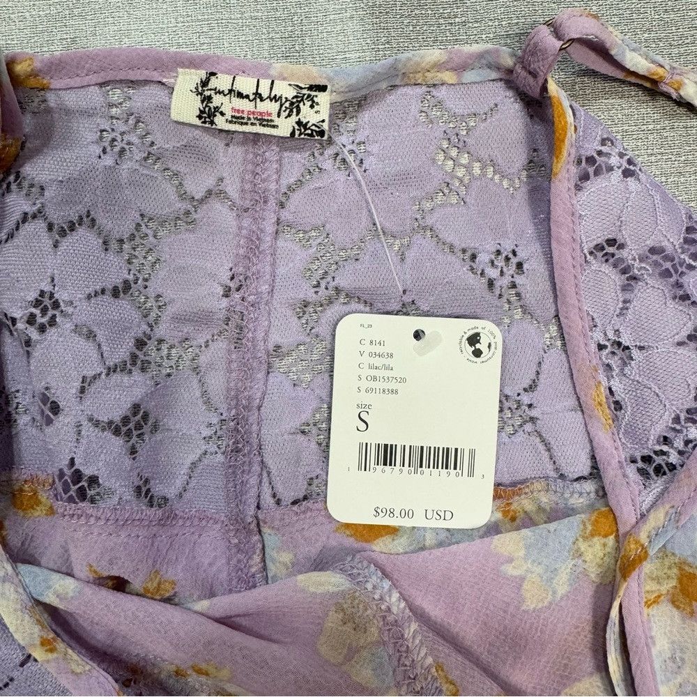 Free People NWT New Free People Monday Morning Lilac Bodysuit Size S Size S / US 4 / IT 40 - 5 Thumbnail