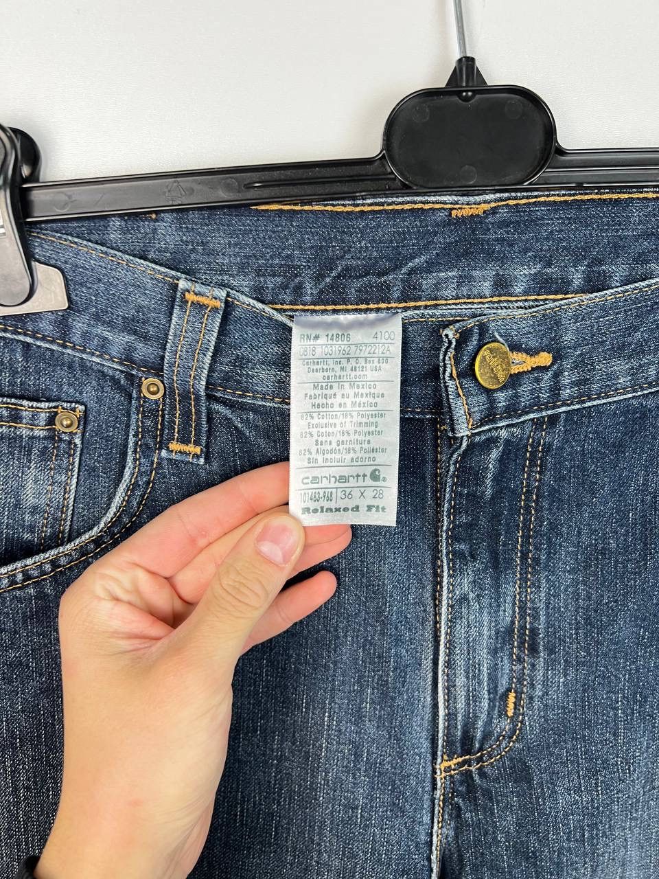 Carhartt Carhartt workwear streetwear vintage denim size 36/28 Size US 36 / EU 52 - 4 Thumbnail