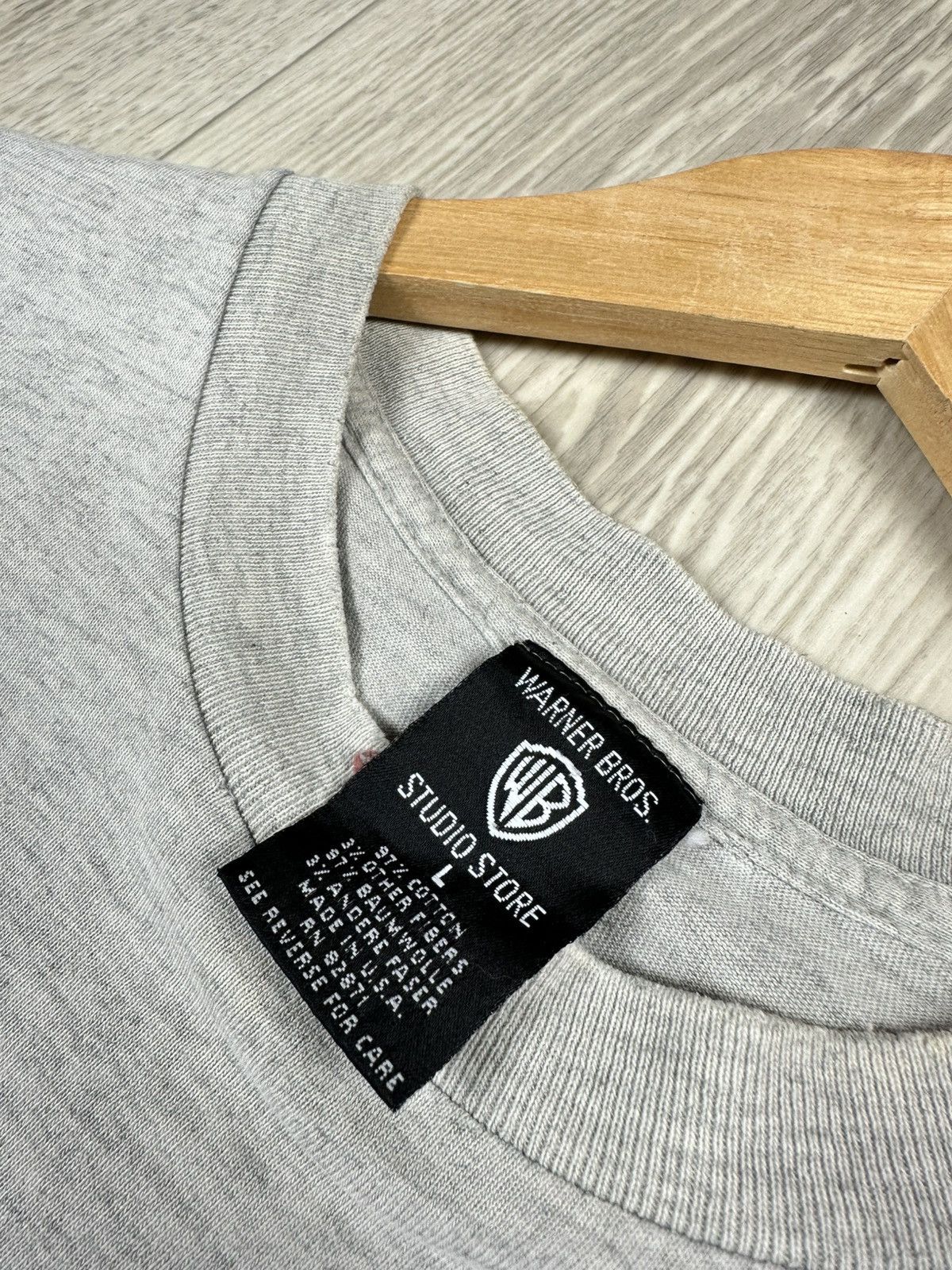 Disney × NBA × Vintage Vintage Distressed Tee 1996 Space Jam Jordan and Bugs Bunny Size US L / EU 52-54 / 3 - 13 Thumbnail