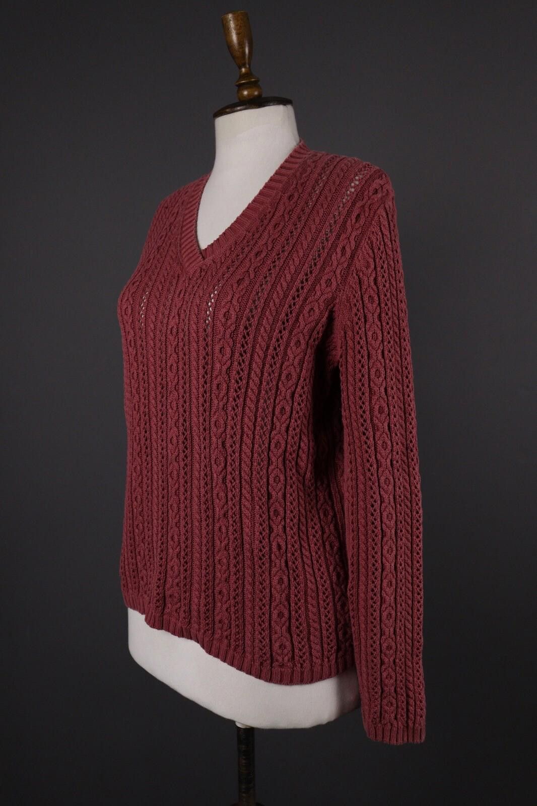 Lauren Ralph Lauren Lauren Ralph Lauren Cotton Cable Knit Sweater Size M Size M / US 6-8 / IT 42-44 - 5 Thumbnail