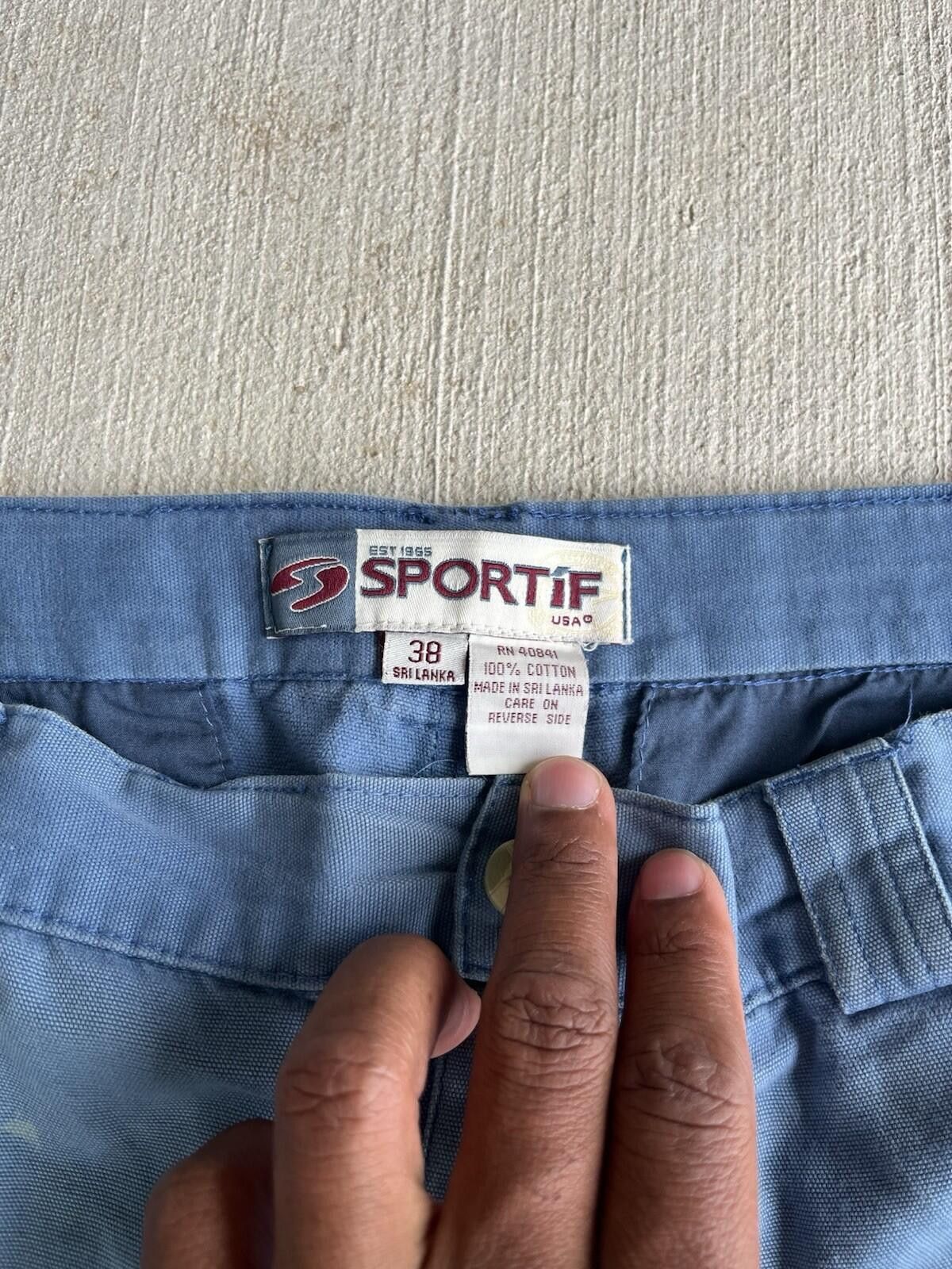 Other Sportif USA Blue Convertible Zip Off Cargo Pants Size 38 Size US 38 / EU 54 - 2 Thumbnail