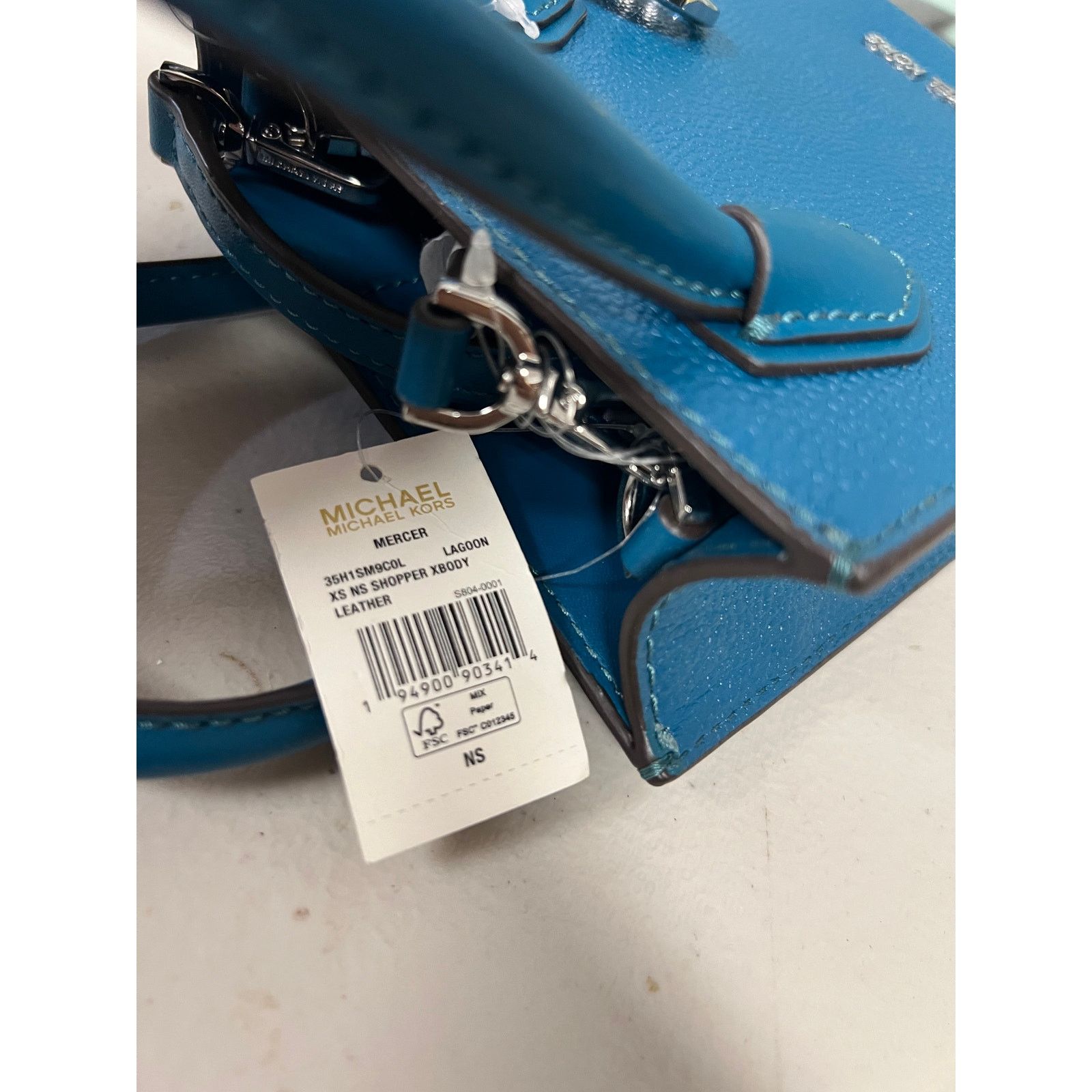 Michael Kors Michael Kors 35H1SM9C0L Mercer Extra-Small Pebbled Leather Size ONE SIZE - 8 Thumbnail