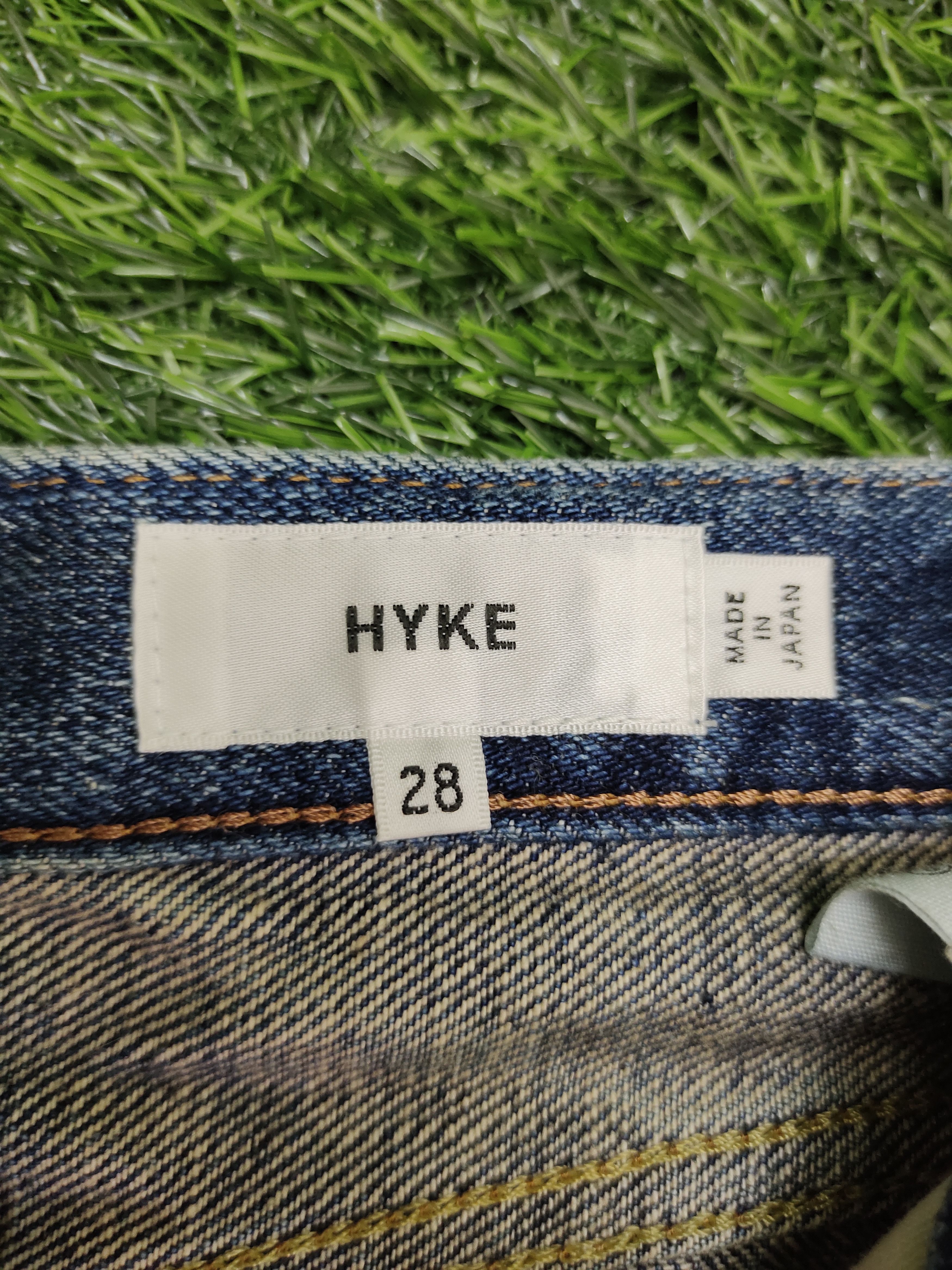 HYKE Japanese Brand Hyke Tight Straight Clawamarks Denim Jeans Size US 28 / EU 44 - 14 Thumbnail