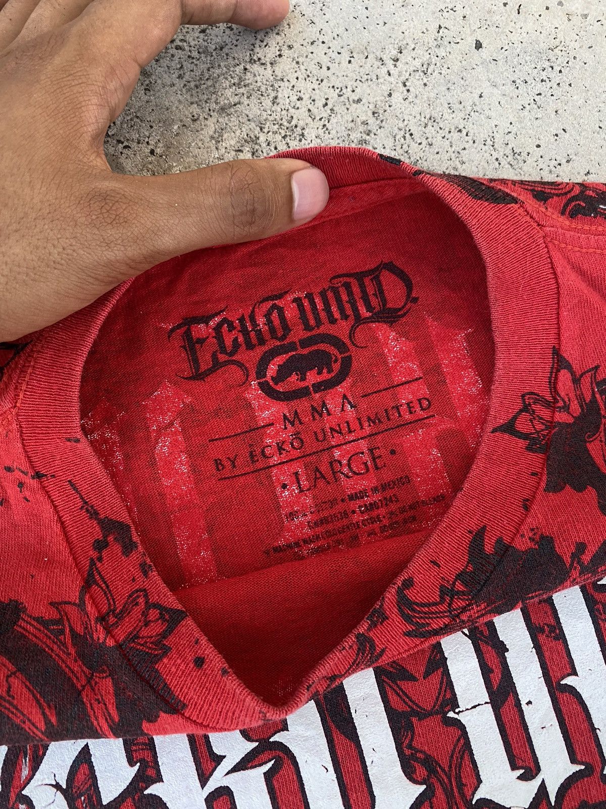 Affliction 2000s Ecko Unltd Affliction Styled AOP Size US L / EU 52-54 / 3 - 6 Thumbnail