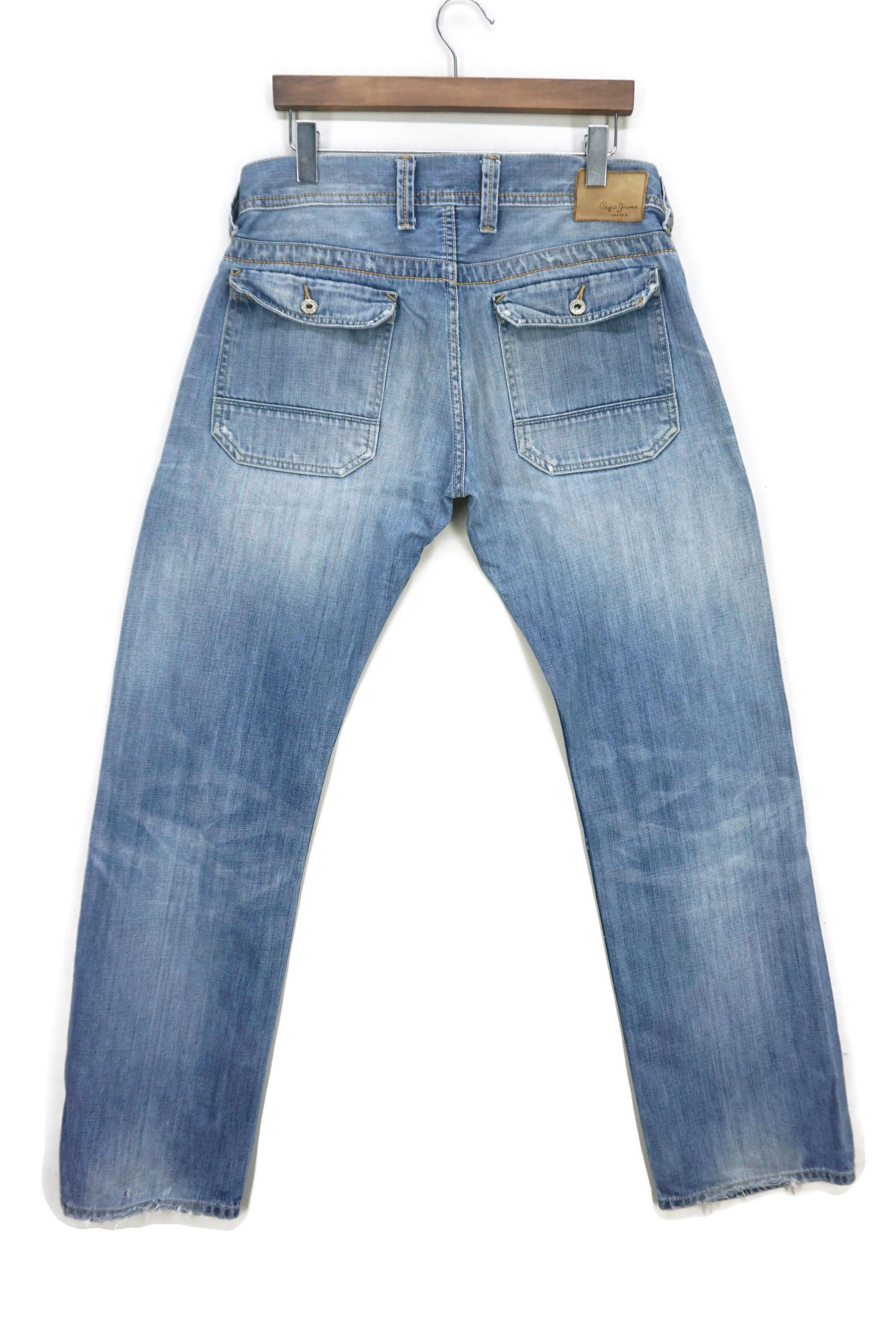 Pepe Jeans Holborn Jeans Size 33 fist W34xL34 Low Rise Regular Fit Size US 33 - 2 Thumbnail