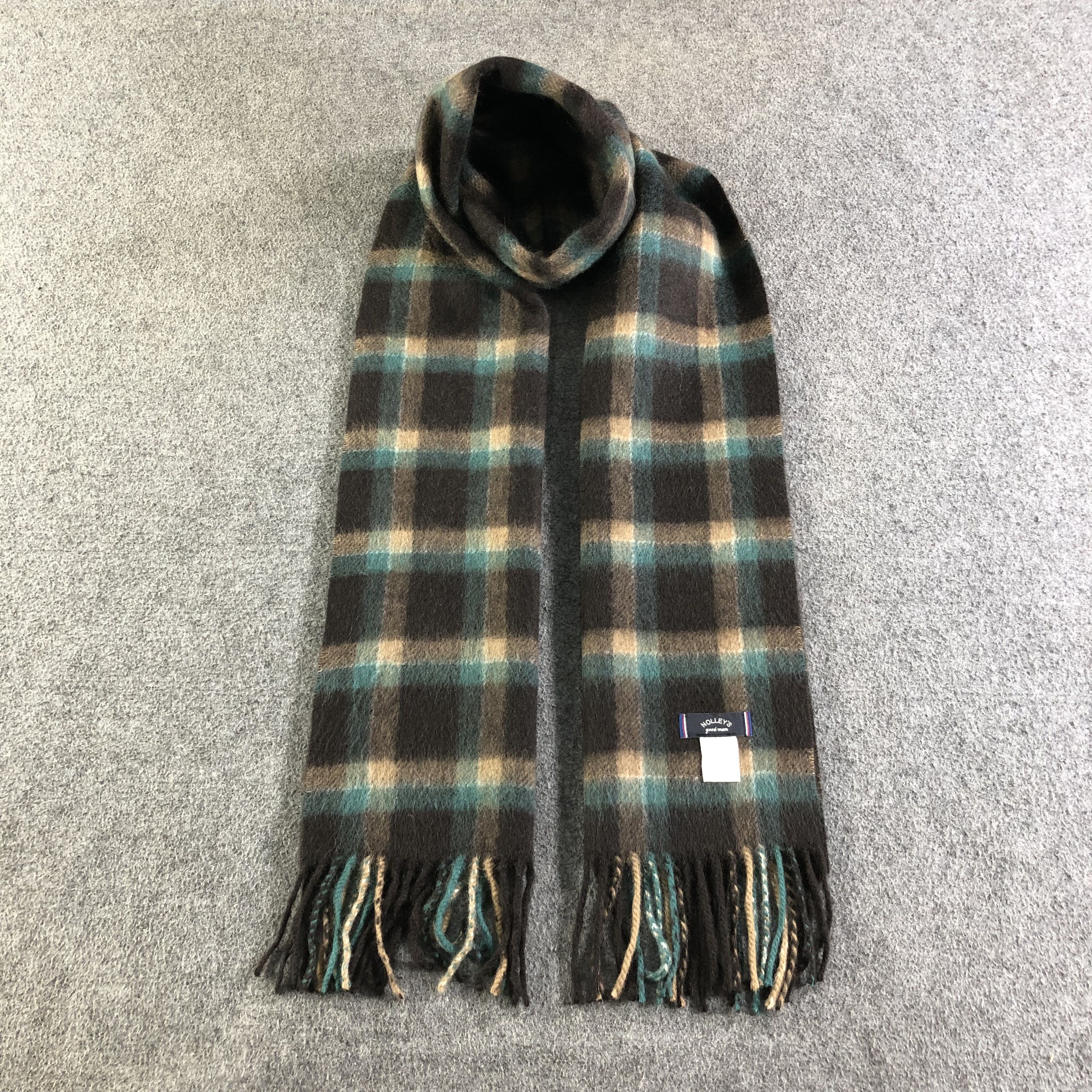 NOLLEY'S Nolley's Tartan Cashmere Scarf Muffler Neckwear V2091 Size ONE SIZE - 1 Thumbnail