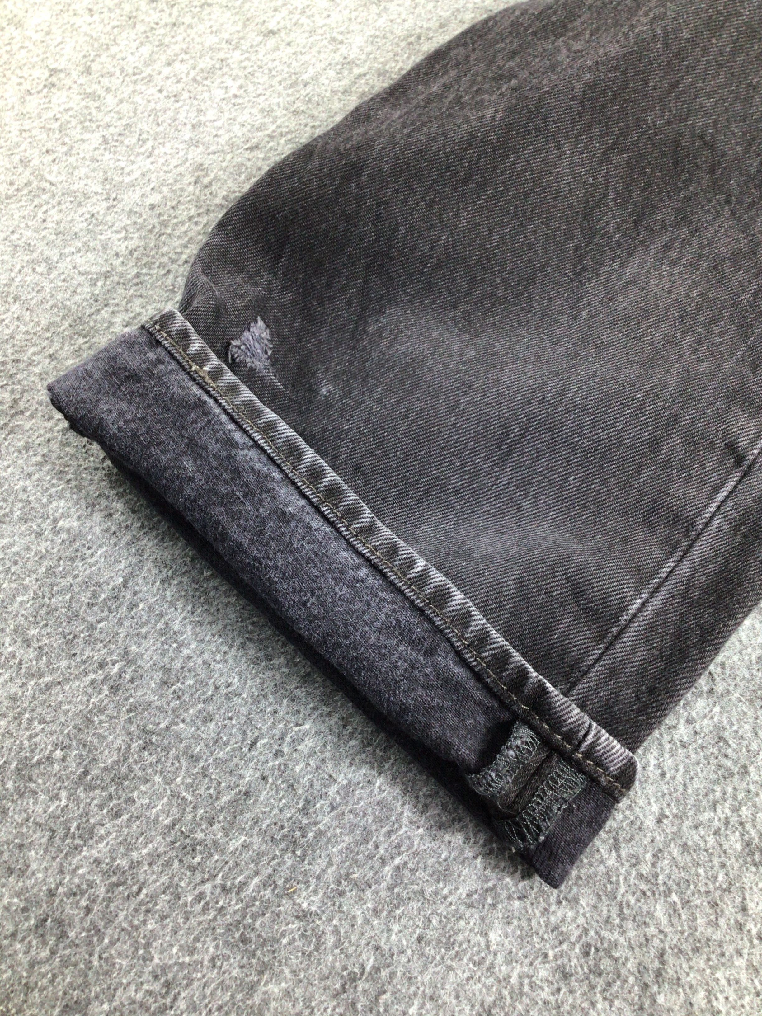 Levi's × Vintage Levis 501 Jeans Faded Black Denim -J347 Size US 36 / EU 52 - 7 Thumbnail