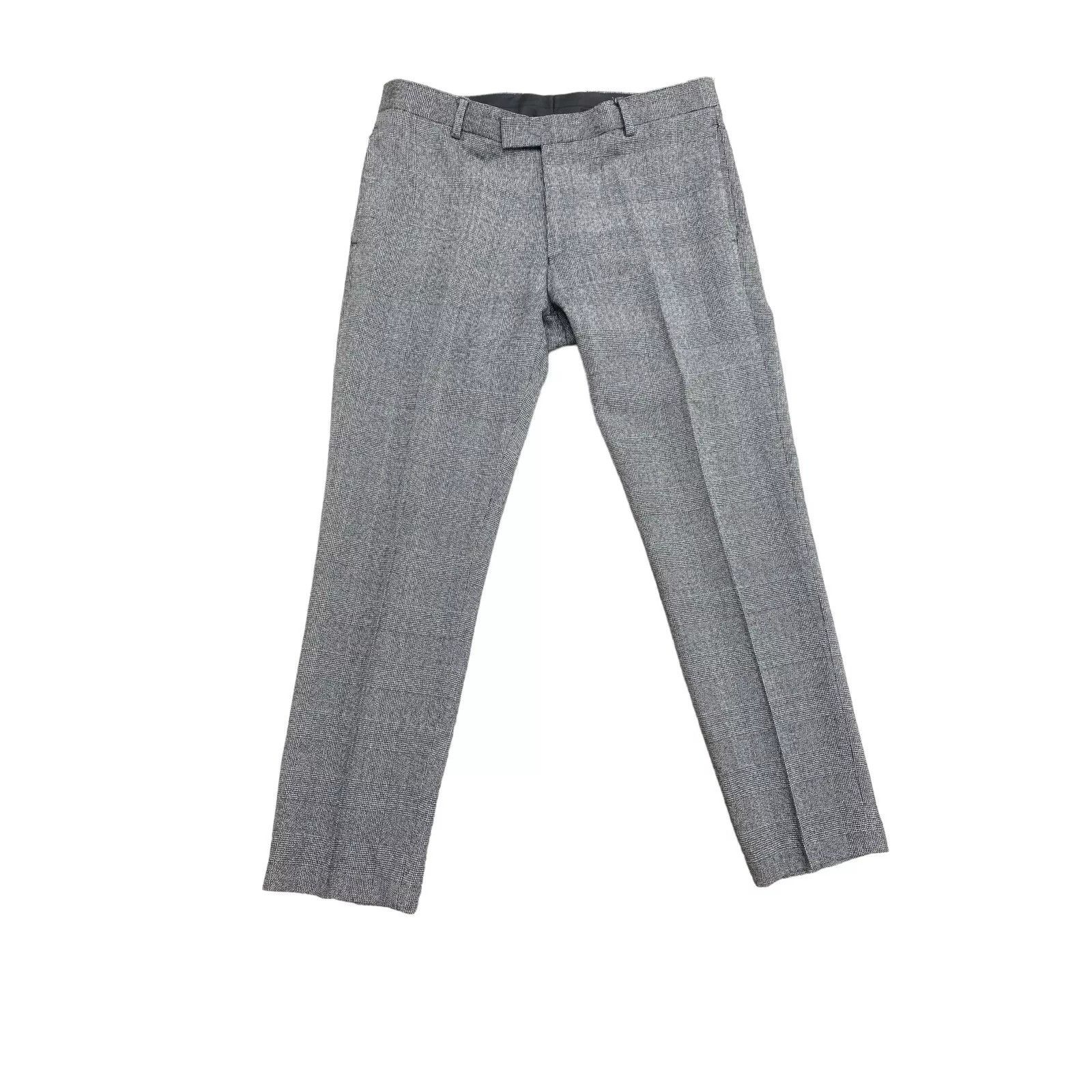 Sandro Grey Wool Suit Size 42R - 4 Thumbnail