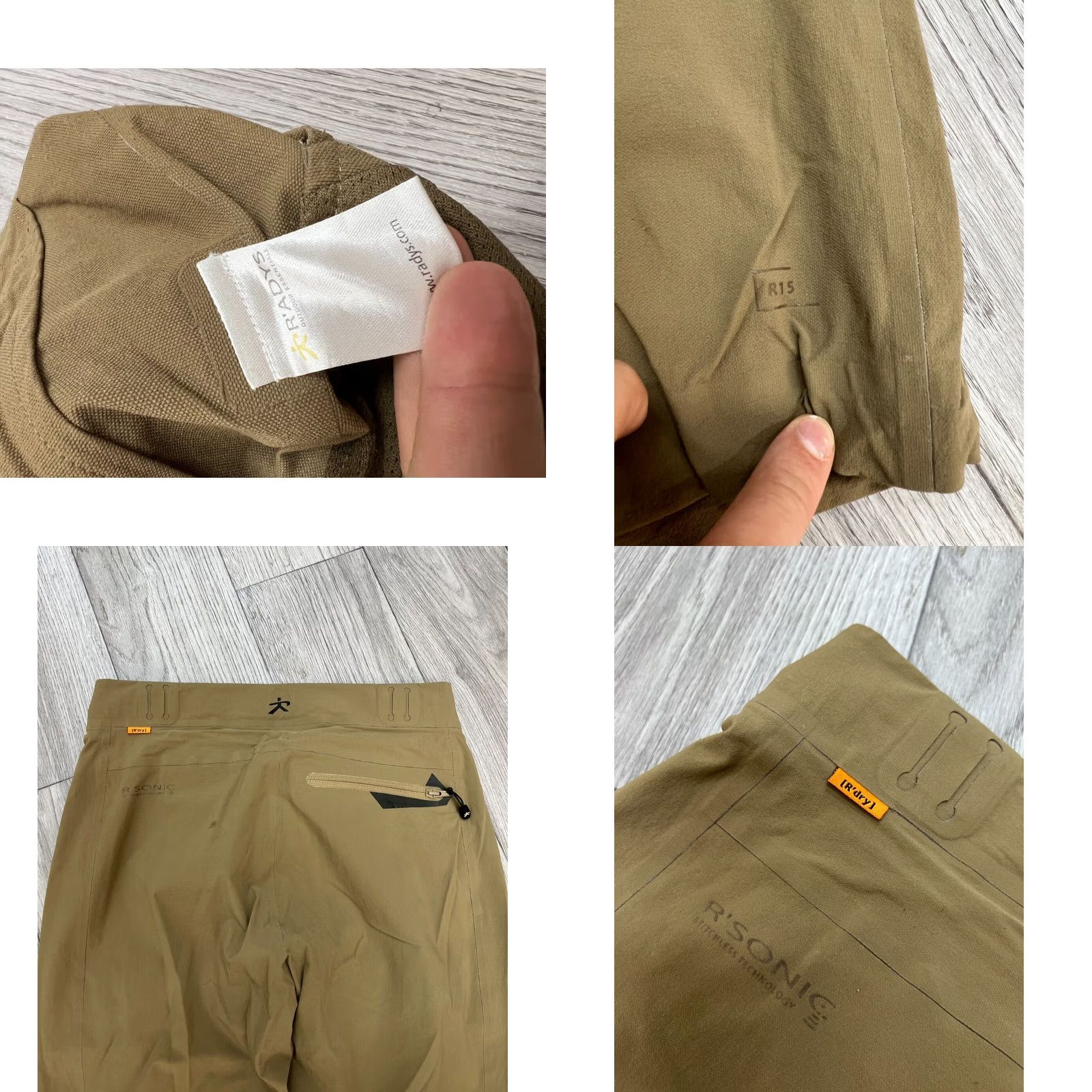 Vintage R'adys R'Sonic Pants Trousers Mens M Beige Skiing Activewear Regular Size M Pants Mens Beige R'adys R'Sonic Size US 31 - 8 Thumbnail