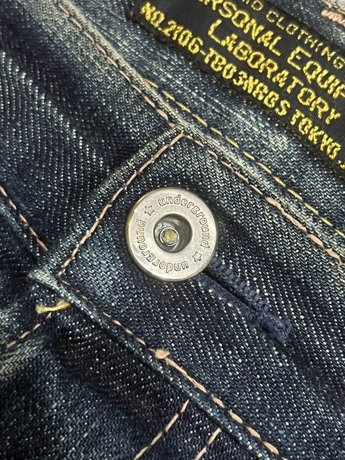 Evisu ⚡️Selvedge⚡️Vintage Japan Brand Nitraid Dark Blue Loose Jeans Size US 37 - 7 Thumbnail