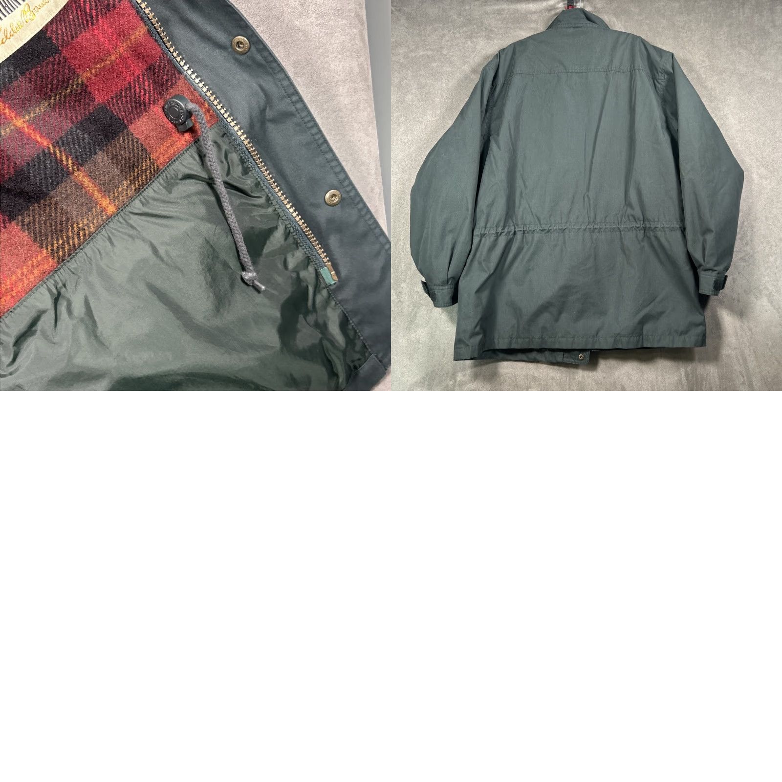 Eddie Bauer VTG Eddie Bauer Mountain Parka Mens Wool Lined Forest Green XL Parka Jacket Casual Workwear Outdoor 80s 90s Mens Size US XL / EU 56 / 4 - 9 Thumbnail