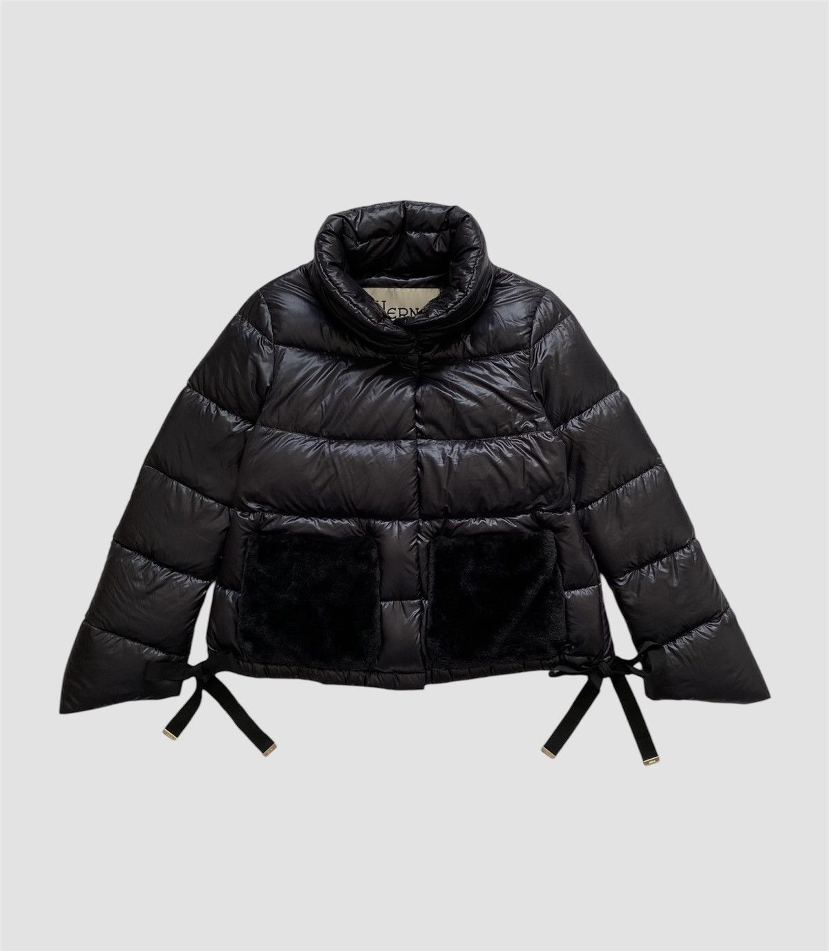 image of Herno Puffer Down Jacket in Black, Women's (Size Small)