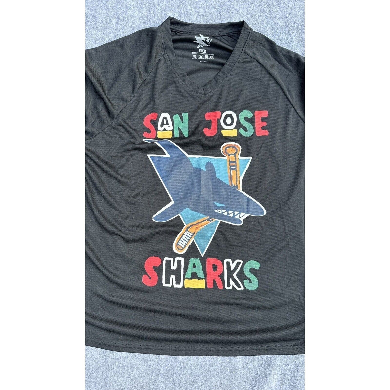Other San Jose Sharks Mens M Black History Hockey Jersey Franklin Size US M / EU 48-50 / 2 - 3 Thumbnail