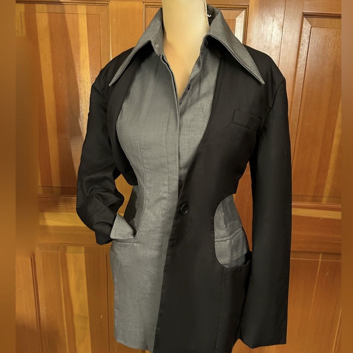Designer × Other NWT, Lavishly Paris Women’s Hollow Out Layered Blazer Size M / US 6-8 / IT 42-44 - 9 Thumbnail
